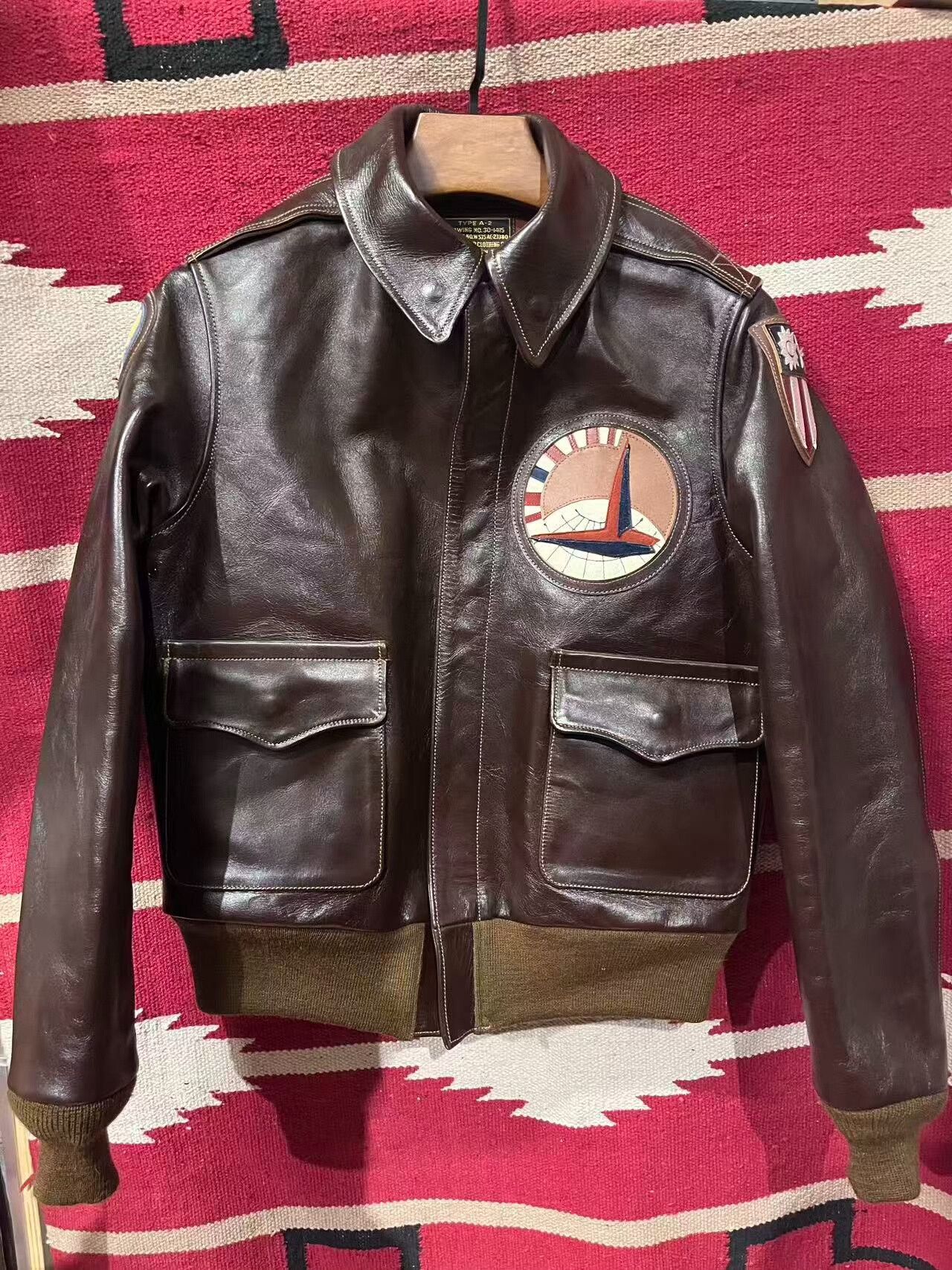 Vintage Vintage Military Style Leather Flight Jacket Size US S / EU 44-46 / 1 - 1 Thumbnail