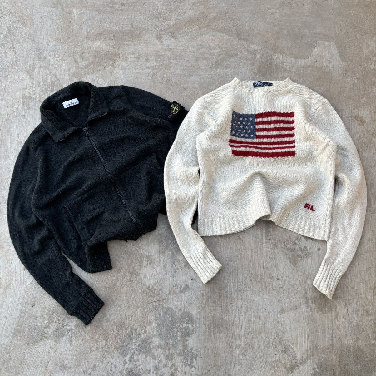 Polo Ralph Lauren Bundles of 2 Sweaters consist Ralph Lauren & Stone island Size US XL / EU 56 / 4 - 1 Thumbnail