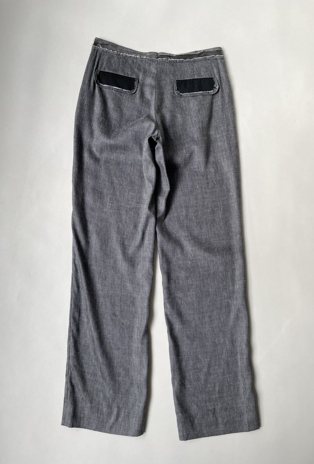 Maison Margiela S/S 05 Cut Out Waist Band Trousers Size 28" / US 6 / IT 42 - 12 Thumbnail