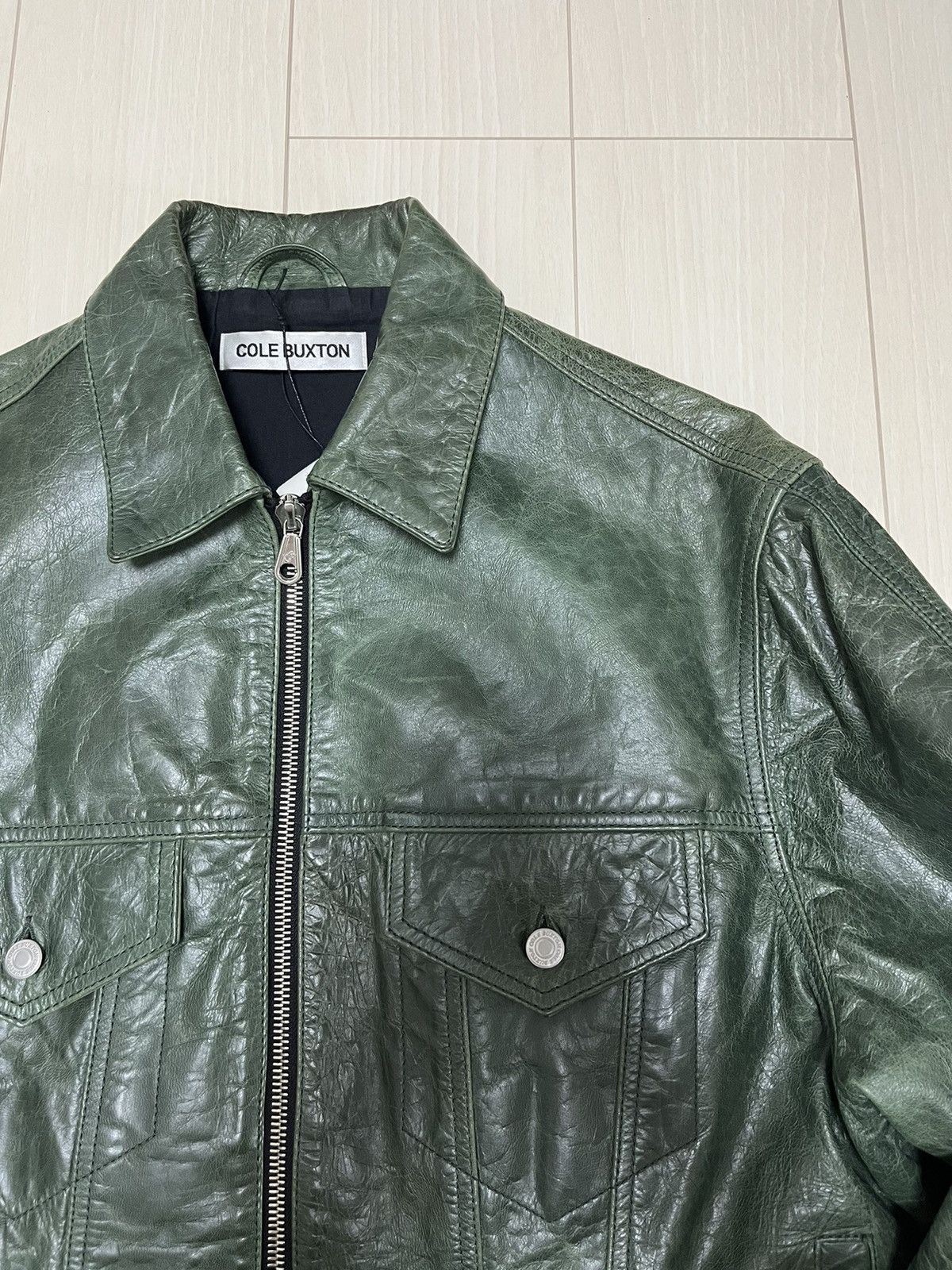 Cole Buxton × Vintage Cole Buxton Leather Jacket Size US M / EU 48-50 / 2 - 3 Thumbnail