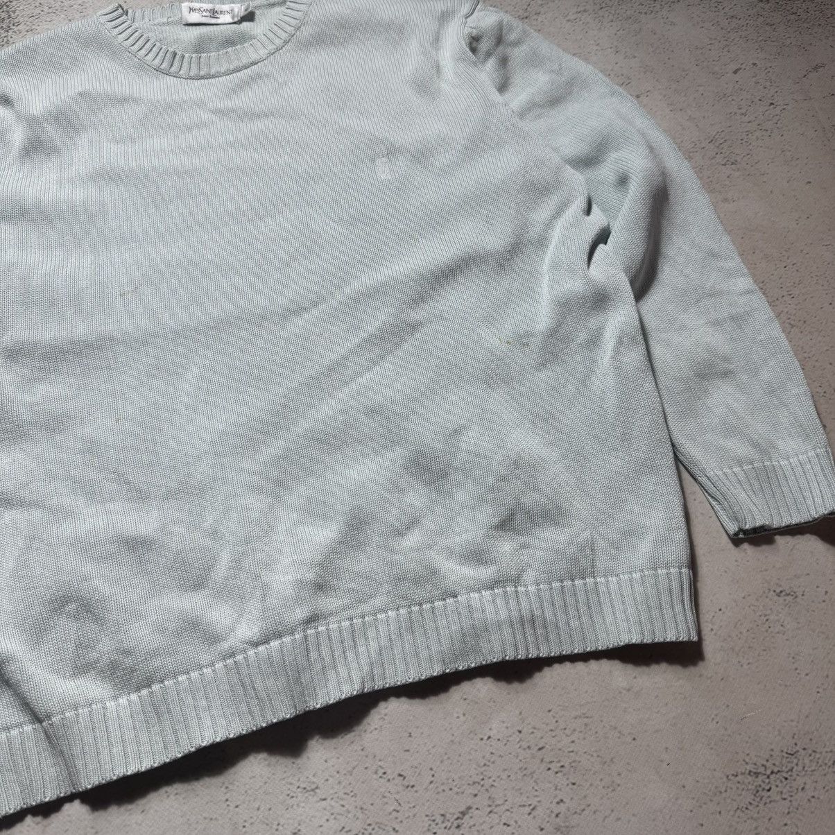 Yves Saint Laurent vintage ysl sweater big logo yves saint laurent luxury Size US M / EU 48-50 / 2 - 4 Thumbnail