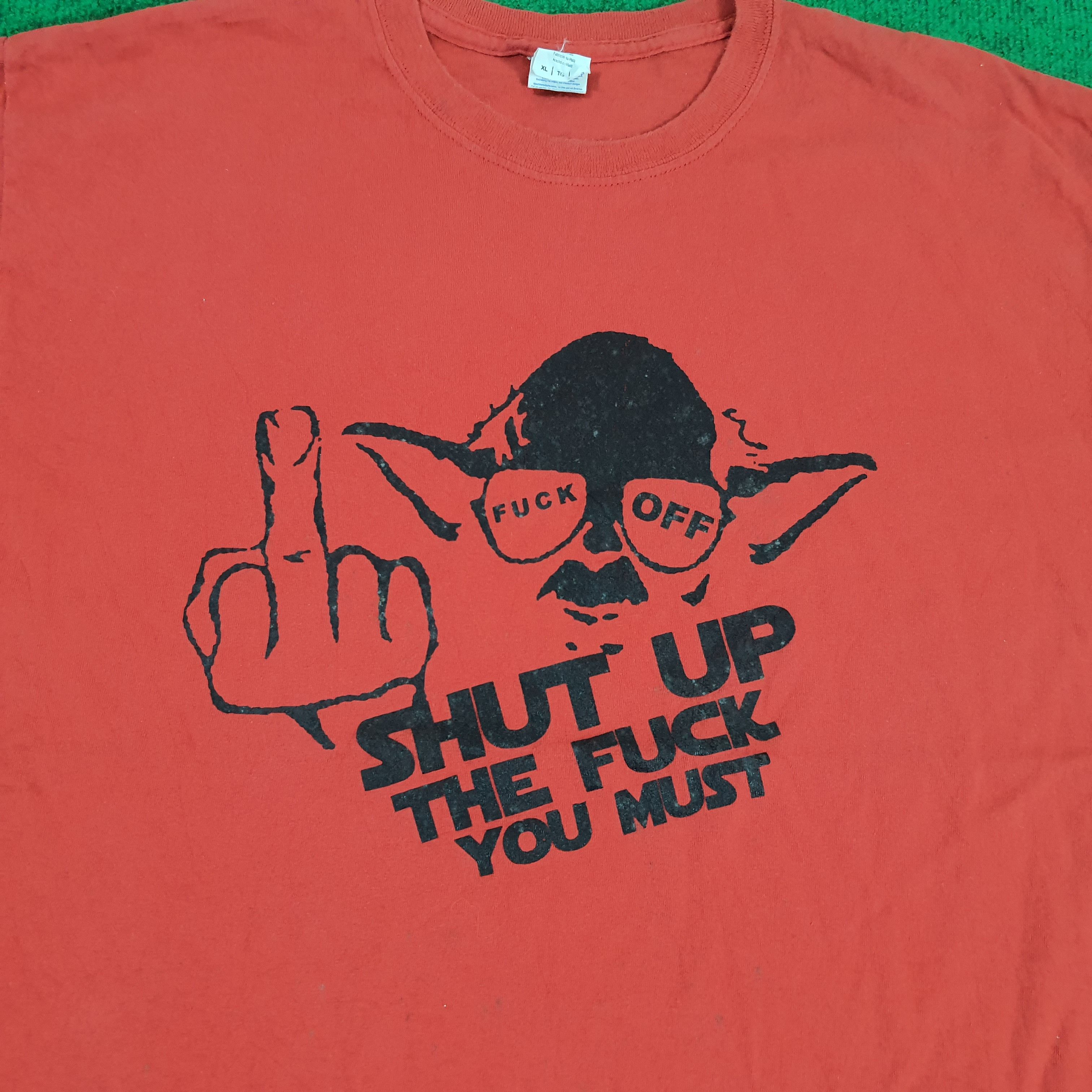Star Wars × Vintage Vintage Star Wars Yoda Parody America Movie Tshirt Size US XL / EU 56 / 4 - 2 Thumbnail