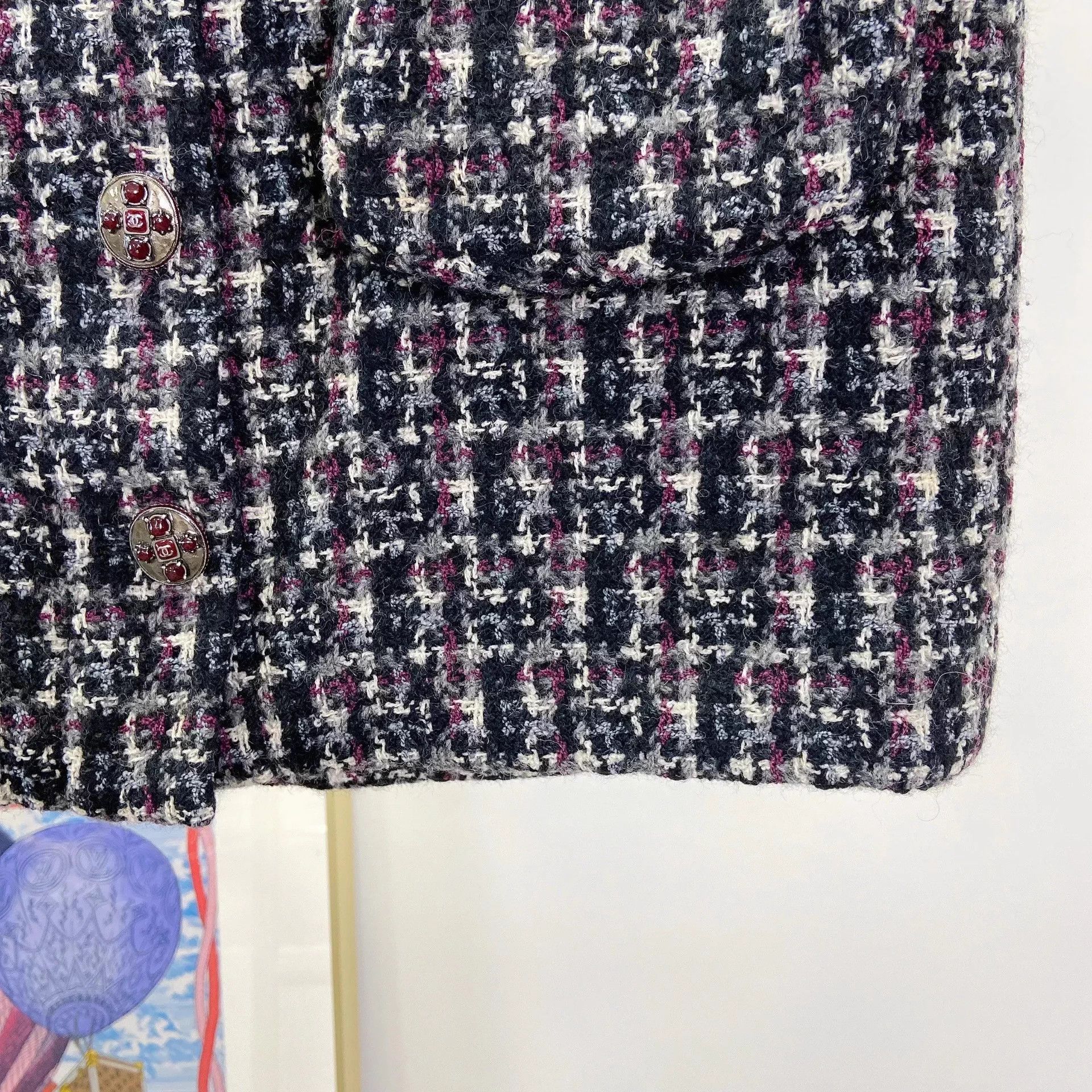 Chanel Chanel Gingham Skirt FR 36 Size 26" / US 2 / IT 38 - 4 Thumbnail