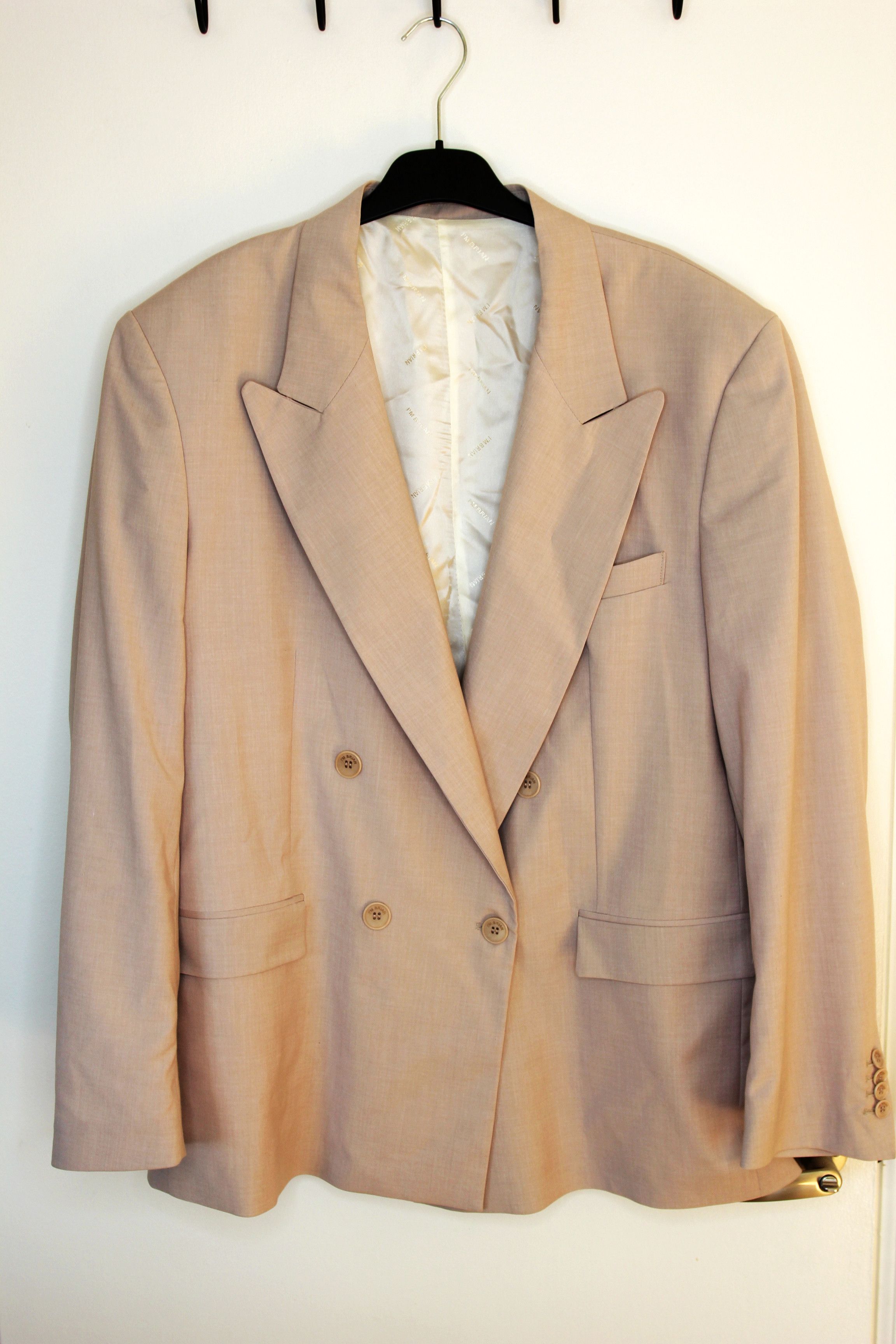 Other BNWT SS25 I'M BRIAN DOUBLE BREASTED LOOSE JACKET 50 Size US M / EU 48-50 / 2 - 2 Thumbnail