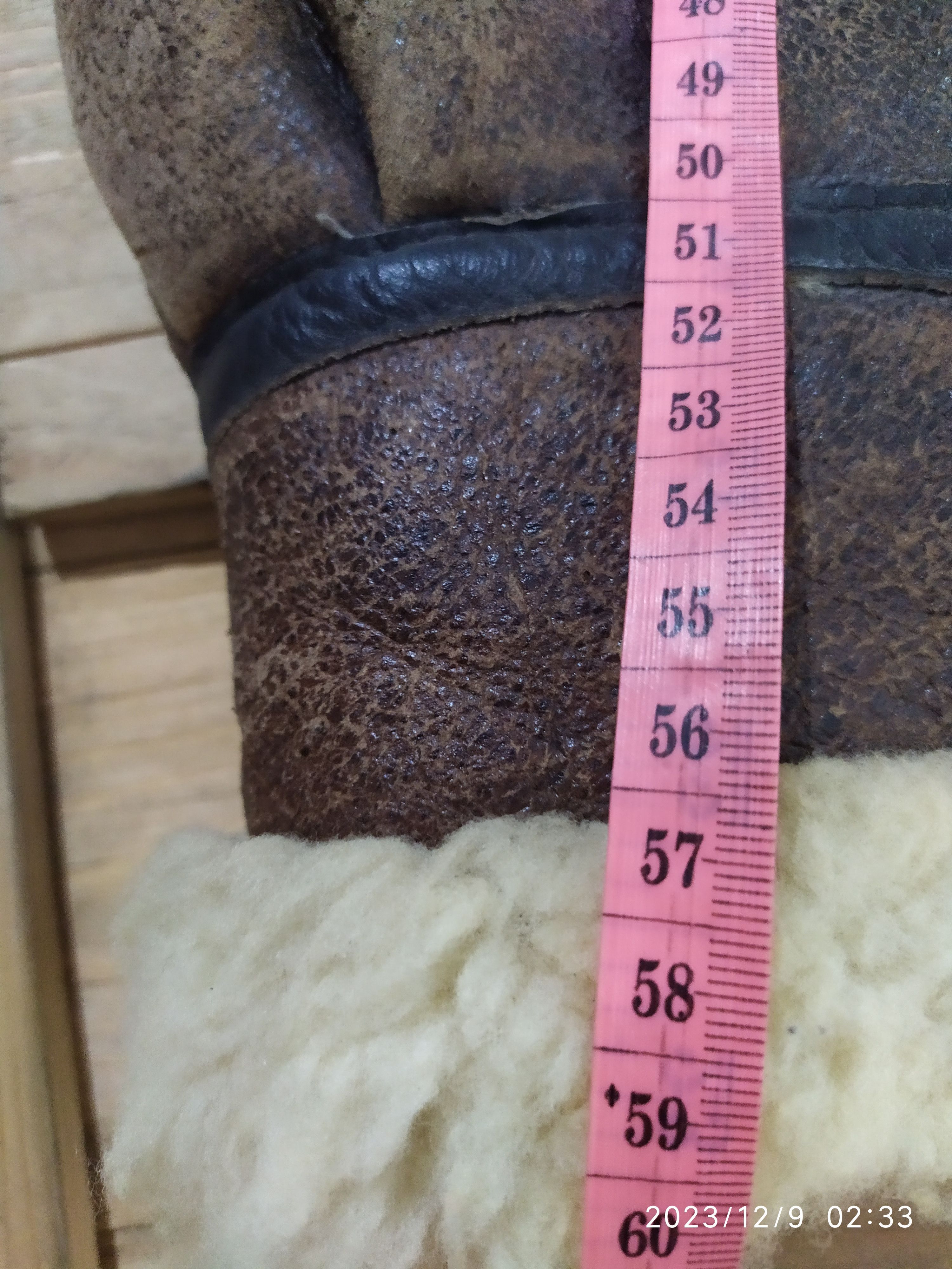 Genuine Leather MILANO CONNECTION LEATHER TYPE B3 SHEEPSKIN FLIGHT JACKET Size US L / EU 52-54 / 3 - 23 Thumbnail