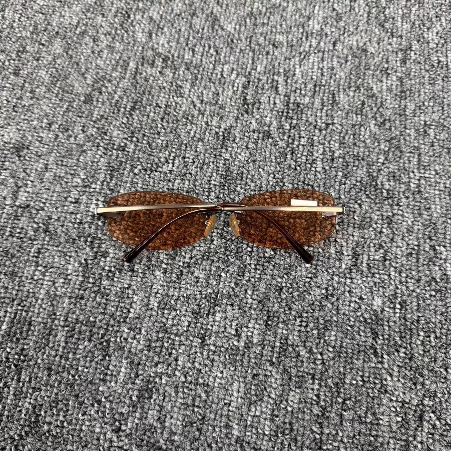 Chanel Chanel Rimless Orange Sunglasses Jennie 99 New Size ONE SIZE - 3 Thumbnail