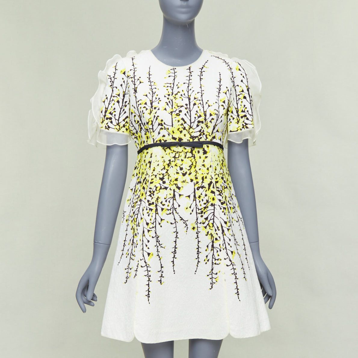 sachin and babi light blue dress Vintage Embroidered Mexican Cotton Dress – Auerbach Maffia Vintage main image 1