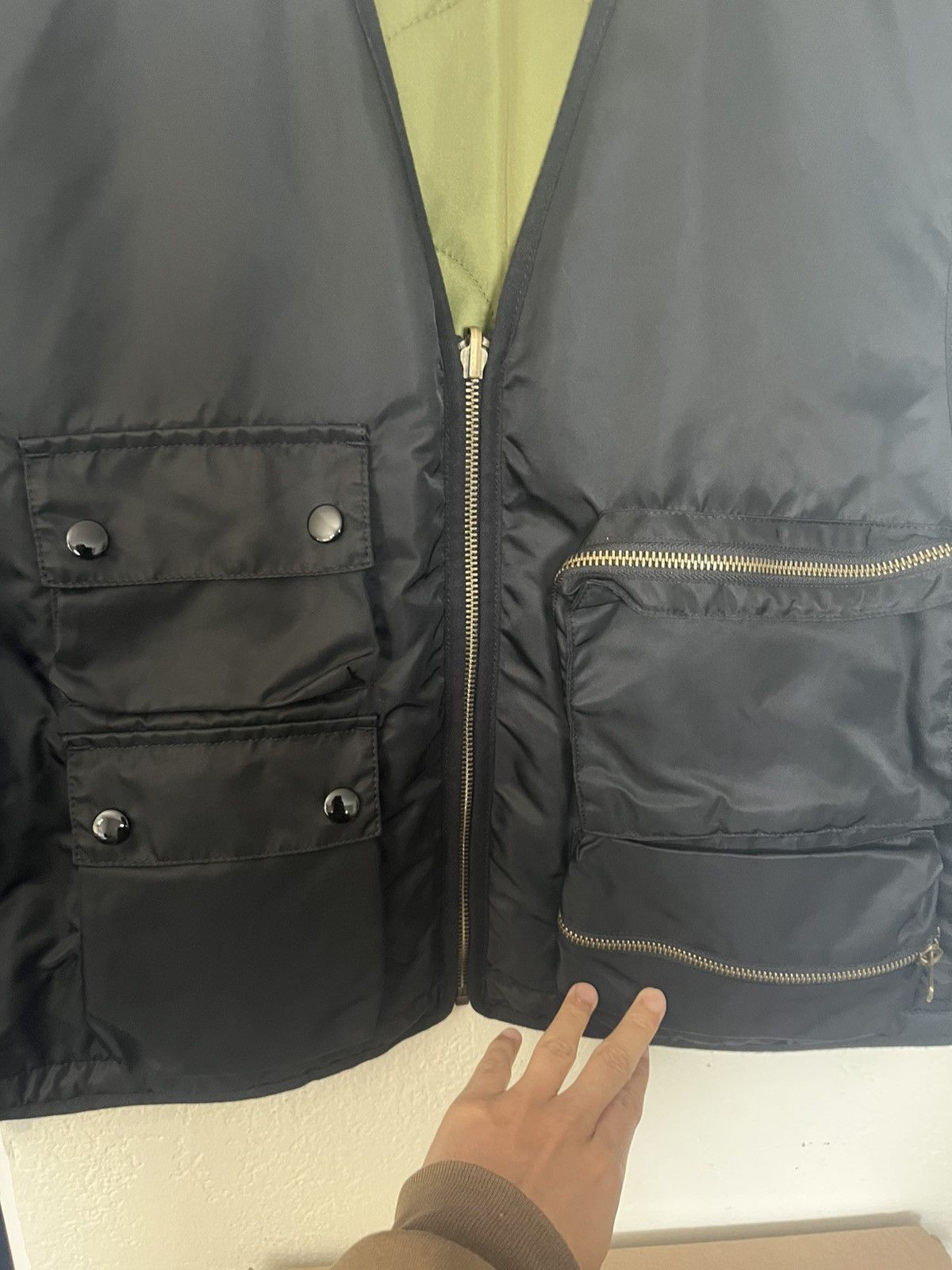 Supreme Supreme Black Vest Reversible Small Jacket Alpha Industries Size US S / EU 44-46 / 1 - 2 Thumbnail