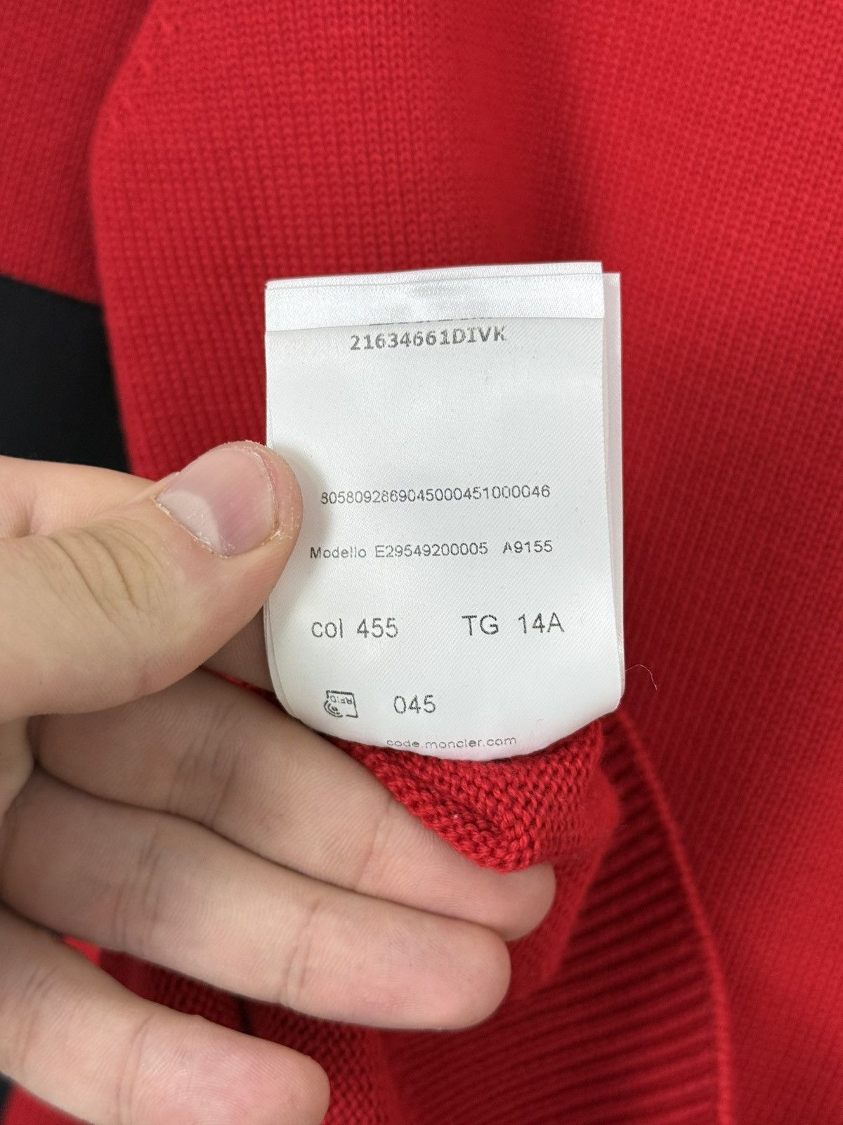 Moncler Moncler Maglia Tricot Kids 1/4 Zip Wool Sweater Size 14/164 Size US XS / EU 42 / 0 - 22 Thumbnail