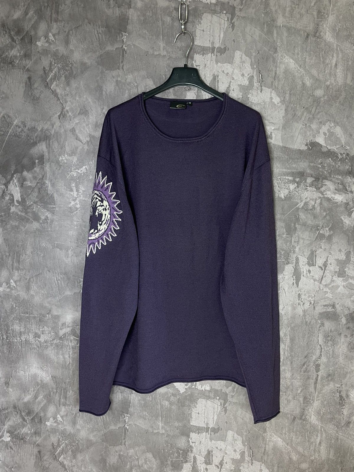Roberto Cavalli Just Cavalli Vintage Purple Sweater/Sweatshirt Size US XL / EU 56 / 4 - 1 Thumbnail