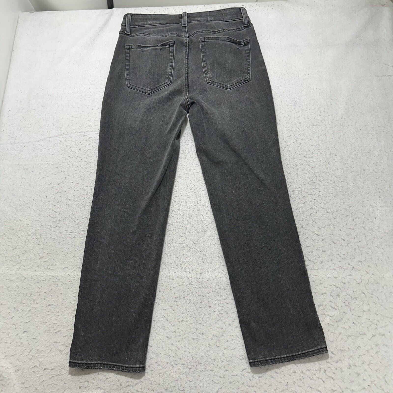 Other Talbots 2 High Rise Straight Crop Jeans Gray Denim Stretch Size 26" / US 2 / IT 38 - 6 Thumbnail