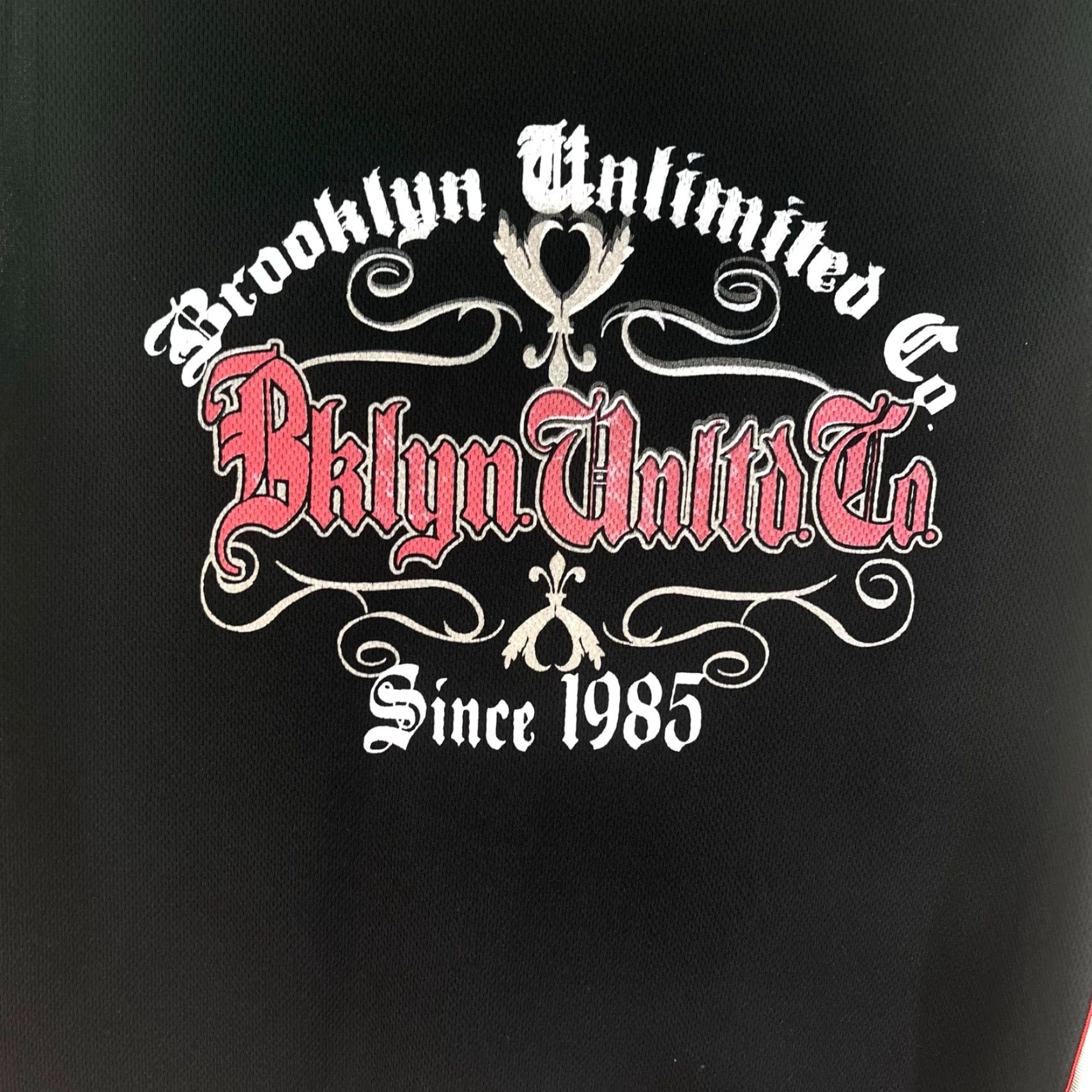 CO Brooklyn Unlimited Co Sleeveless Jersey Mens Size L Black Silver Shirt Athletic NYC Brooklyn Size US L / EU 52-54 / 3 - 2 Thumbnail