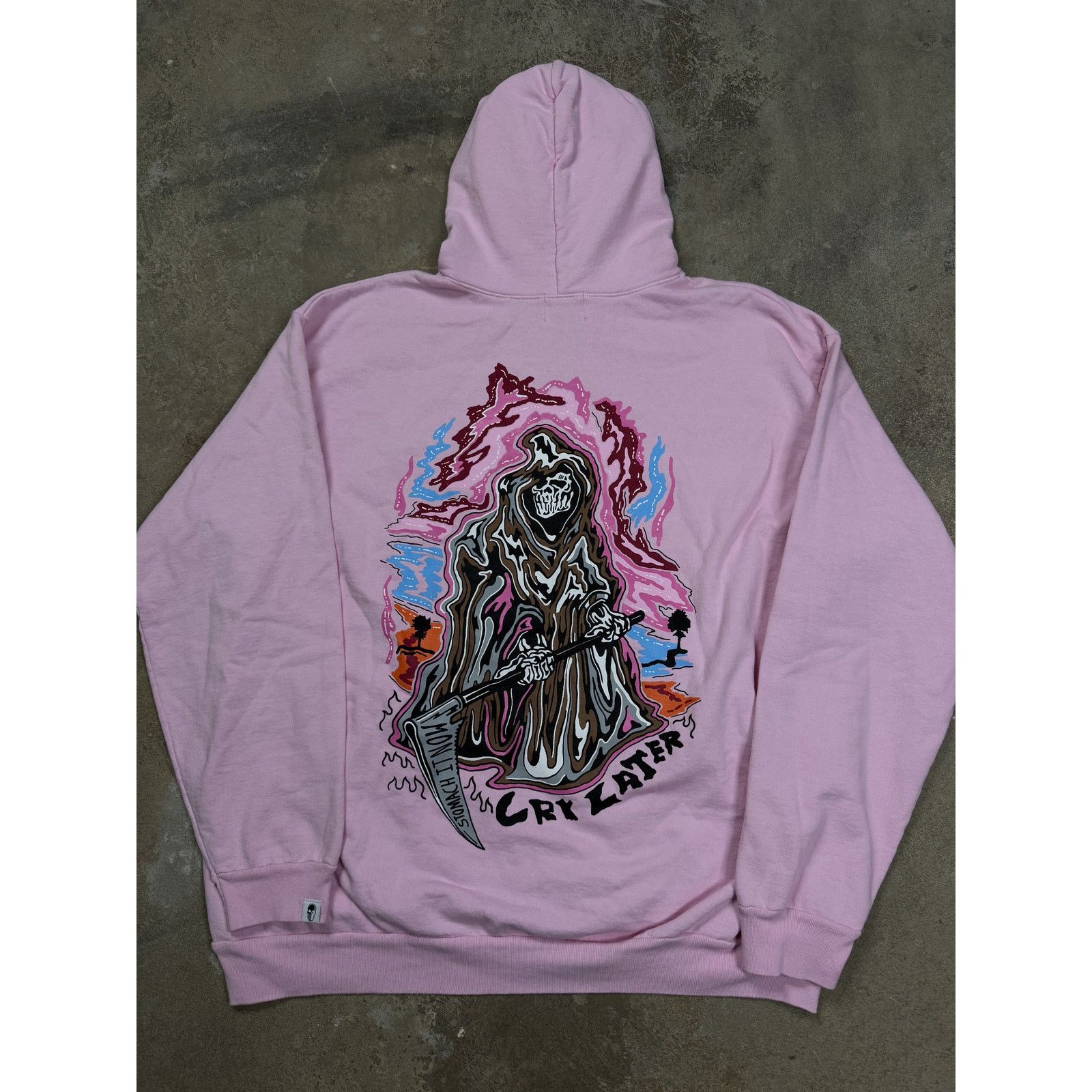 Warren Lotas Pink Hoodie XXL
