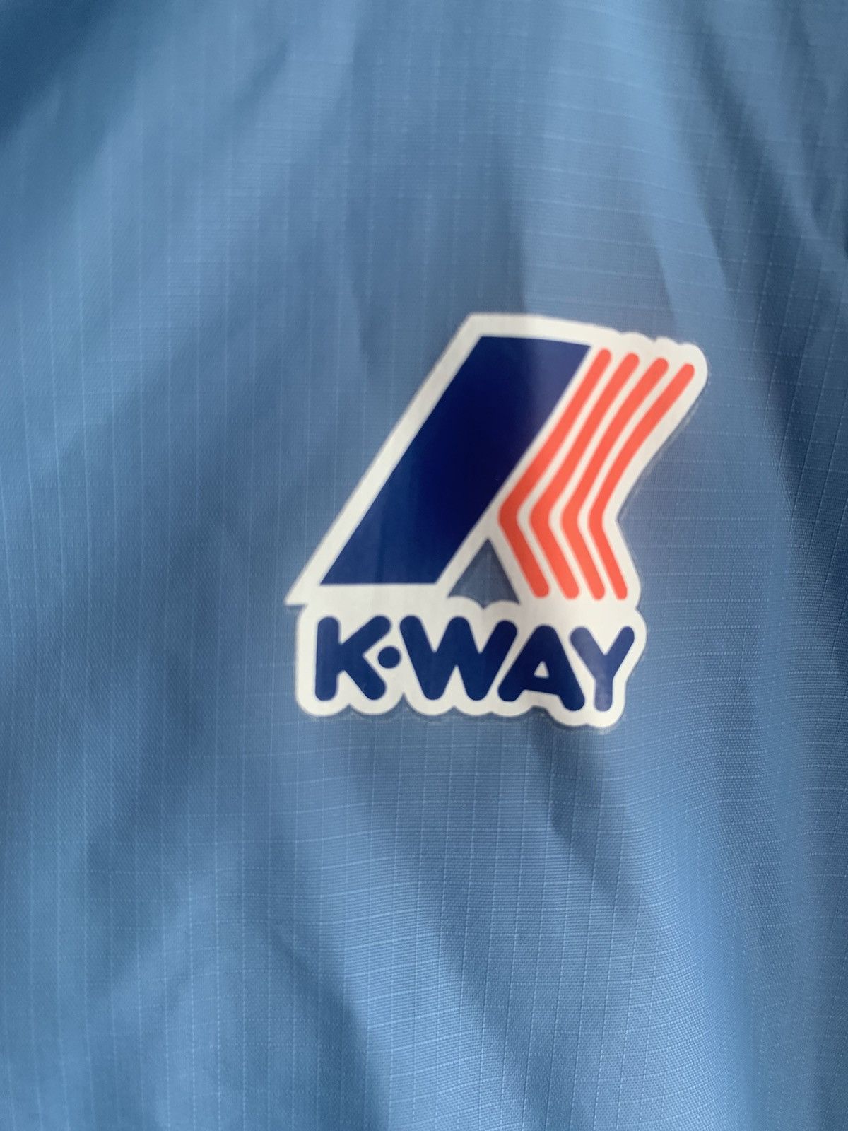 K-Way K-Way Le Vrai Claude Jacket Packable Men's Blue LG New Size US L / EU 52-54 / 3 - 4 Thumbnail