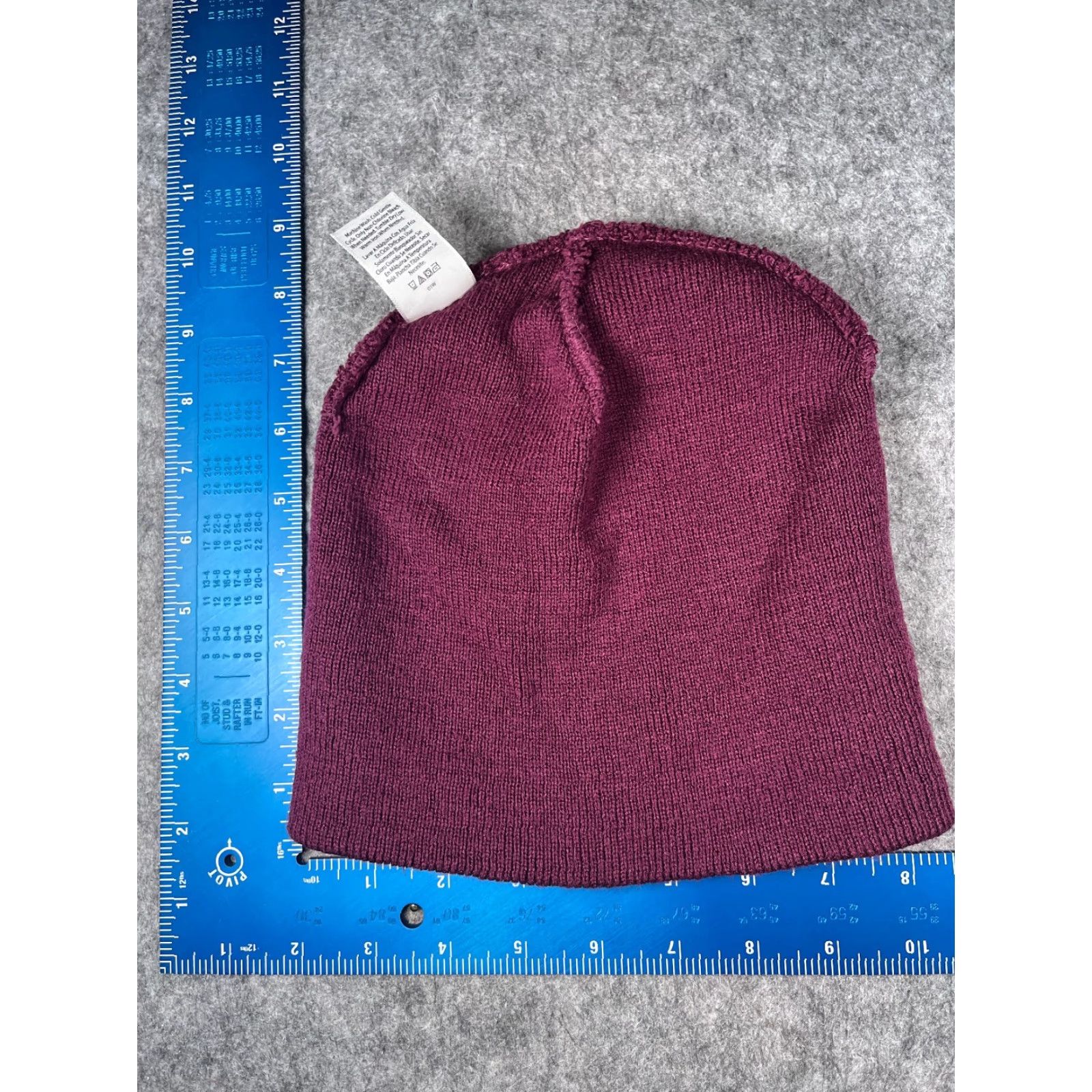 Walmart Walmart Beanie Hat Unisex Adults One Size Purple Knit 100% Acrylic Beanie Ski Season Winter Fall Spring Summer Mens Womens Boys Girls Size ONE SIZE - 5 Thumbnail