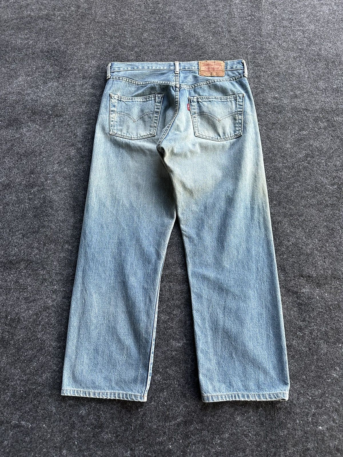 Levi's Vintage LVC 502 XX Crop Dirty Denim D477 Size US 32 / EU 48 - 4 Thumbnail