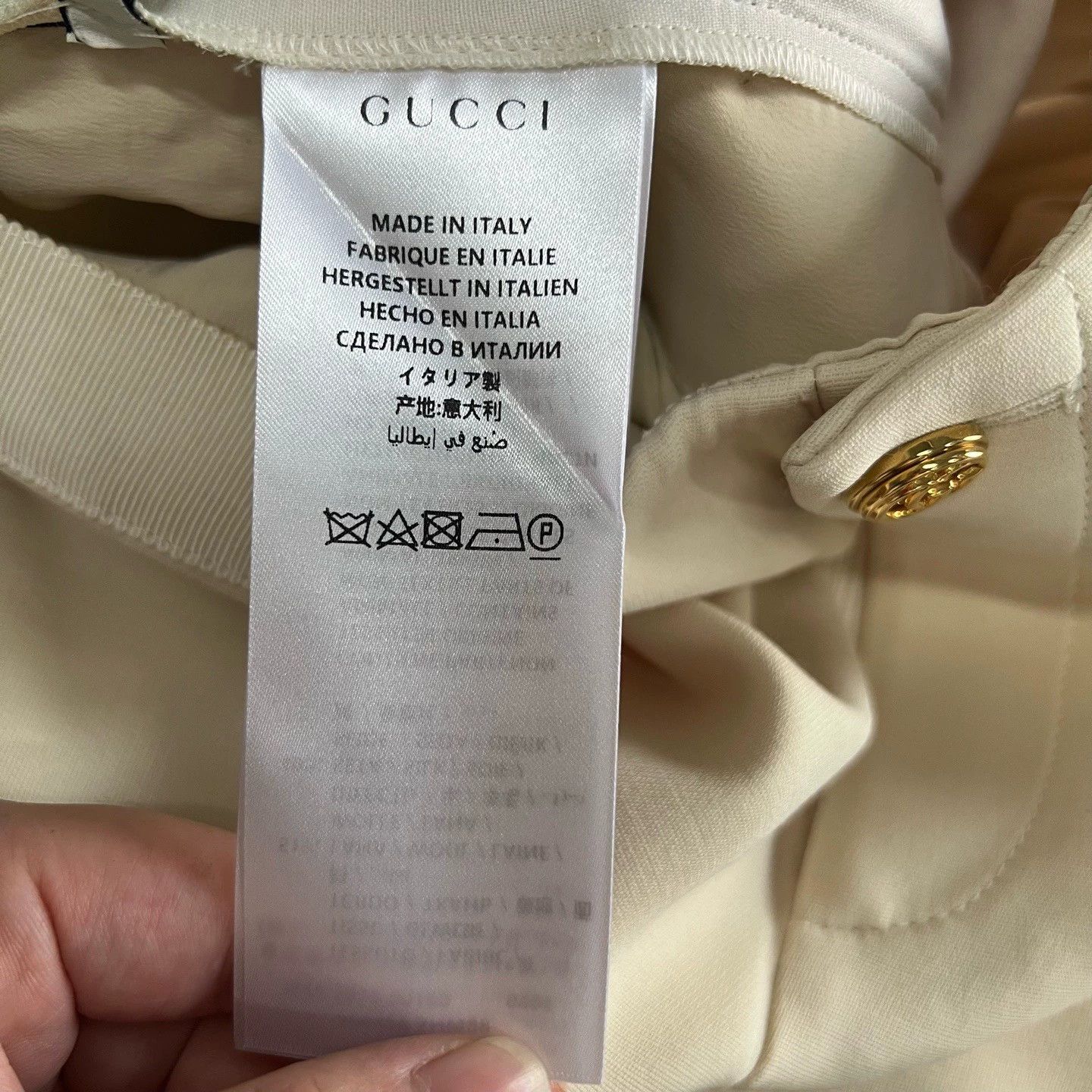 Gucci Gucci gold-buttoned suit shorts Size 40" / US 18 - 4 Thumbnail
