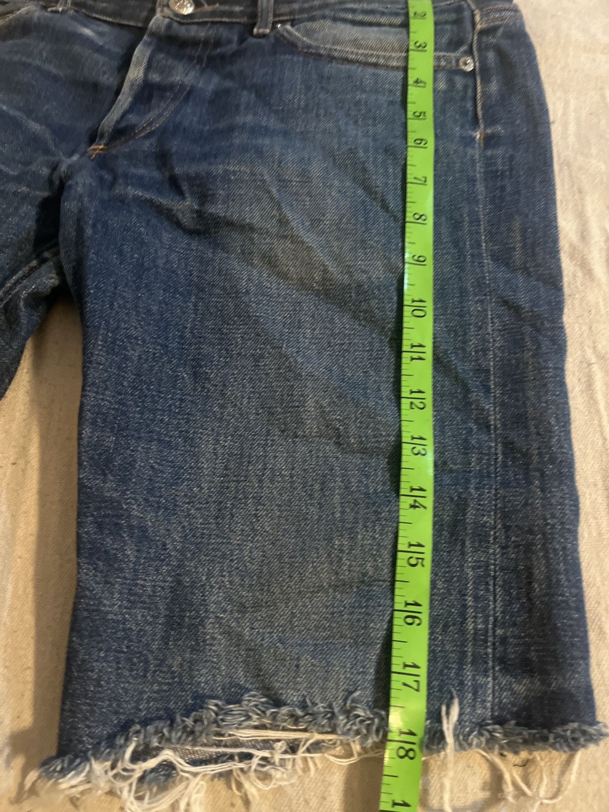 A.P.C. × Denime × Vintage apc hipster distressed cut off short jeans 32” tag 29 Size US 32 / EU 48 - 8 Thumbnail