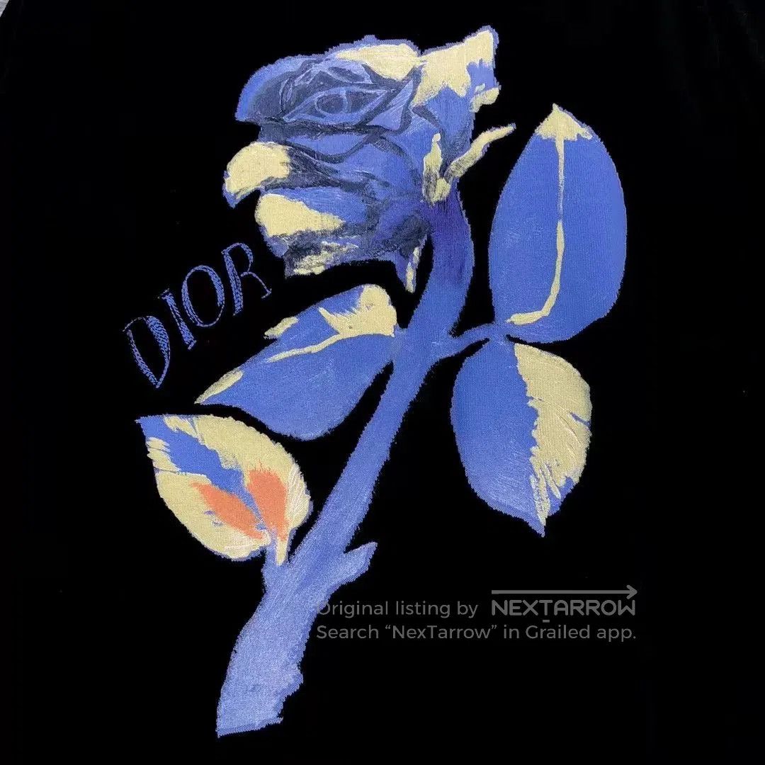 Dior Dior Floral Knit Sweater. Size S / US 4 / IT 40 - 2 Thumbnail