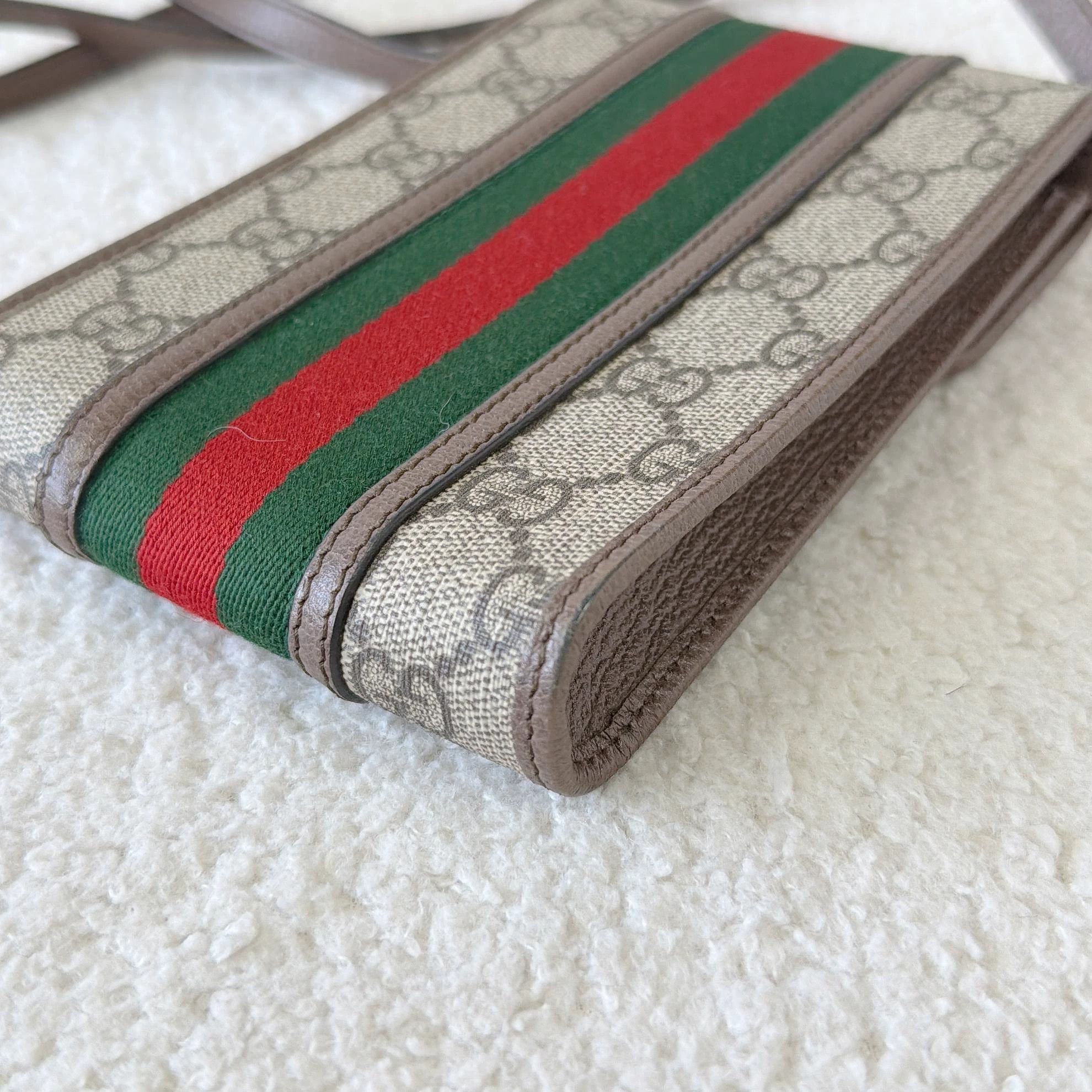 Gucci Gucci Ophidia GG Supreme Phone Crossbody Bag Size ONE SIZE - 5 Thumbnail