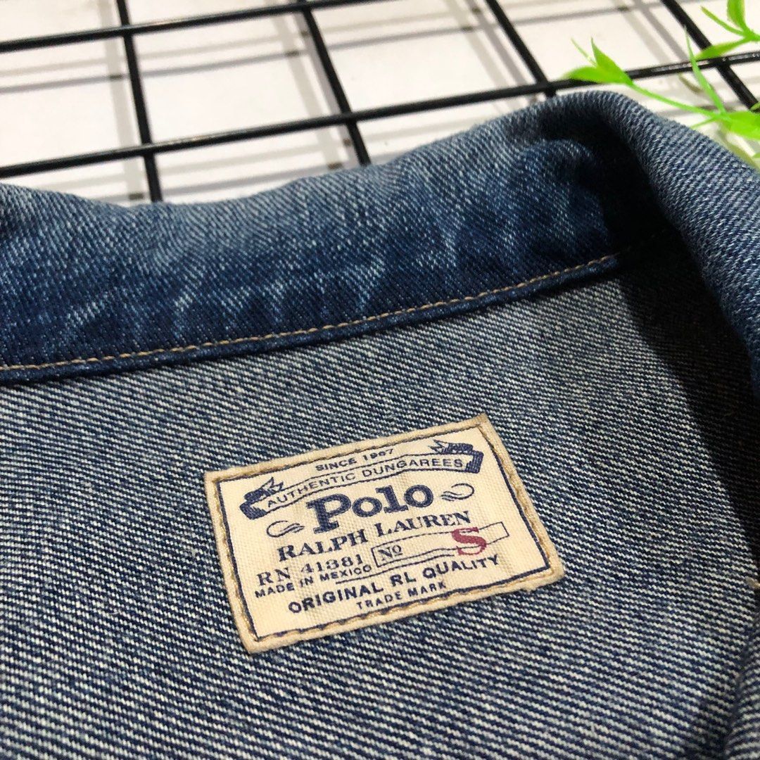 Polo Ralph Lauren Polo Rl denim Trucker distressed vintage Size US M / EU 48-50 / 2 - 3 Thumbnail