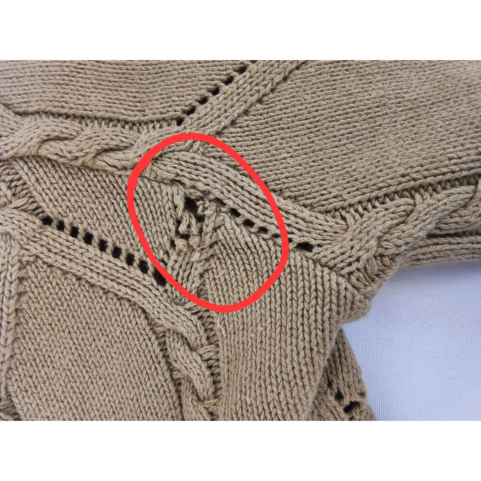 Other Blue Willi's Denmark Cardigan Women's M Beige 100% Cotton Size M / US 6-8 / IT 42-44 - 9 Thumbnail