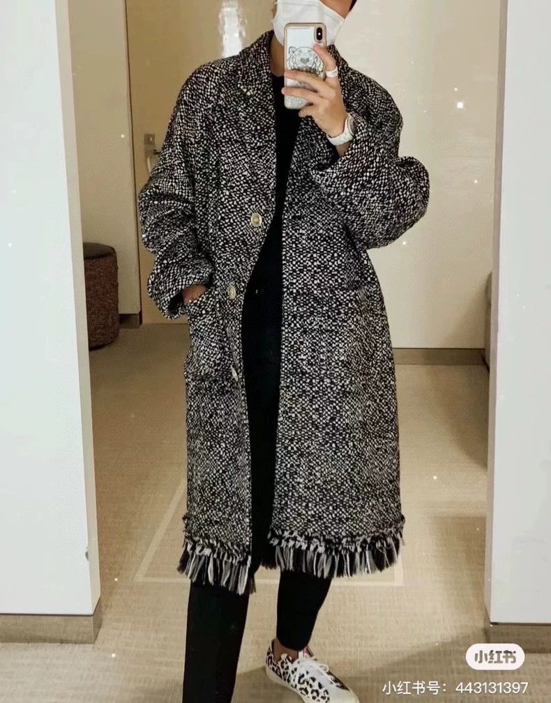 Chanel Chanel 20A tweed braided and stitched feather coat Size XS / US 0-2 / IT 36-38 - 9 Thumbnail