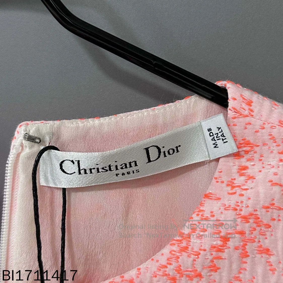 Dior pink sleeveless dress by Dior. Size US 36 / EU 52 - 4 Thumbnail