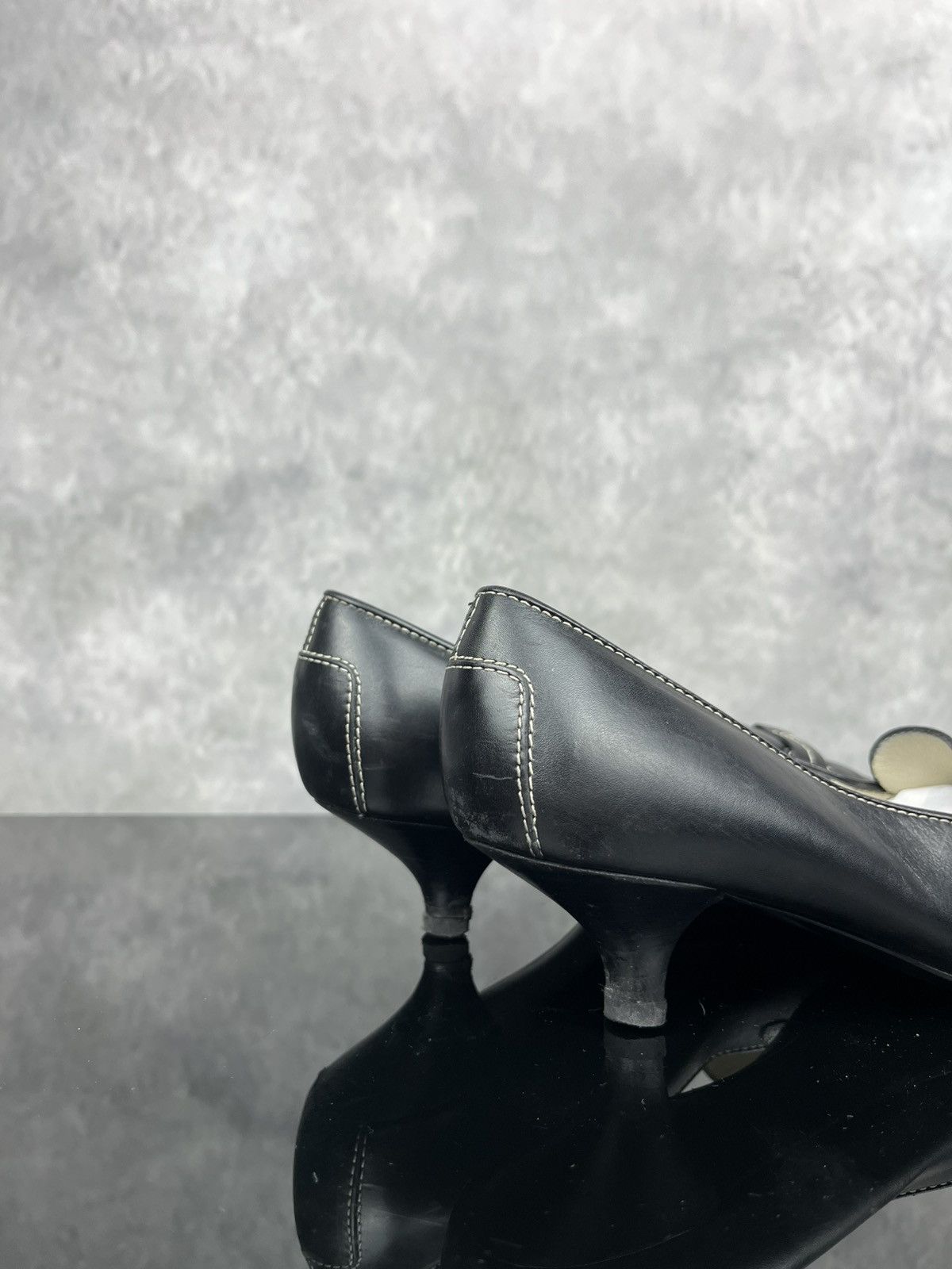 Tod's Tod’s Vintage Black Leather Heeled Sandals Elegant Size US 6 Size US 6.5 / IT 36.5 - 7 Thumbnail