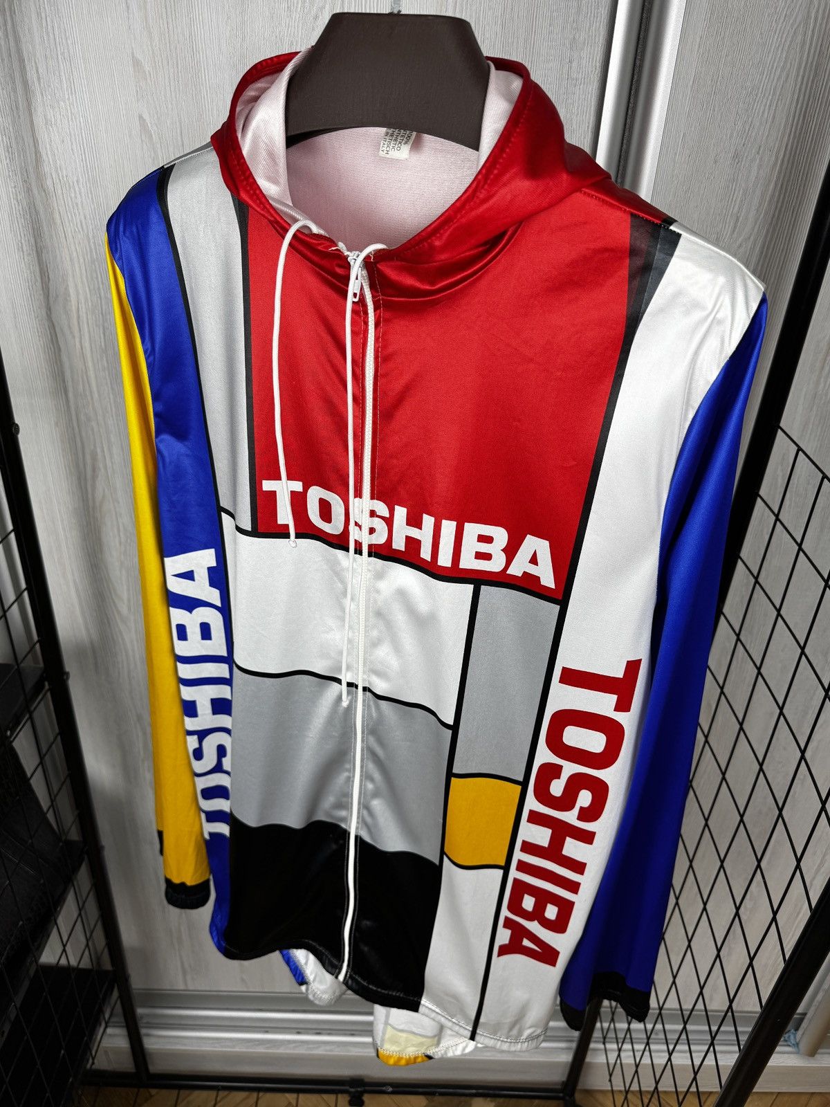 Vintage Vintage 70s 80s Toshiba Mens warm cycling hoded jacket 5 Size US XL / EU 56 / 4 - 6 Thumbnail