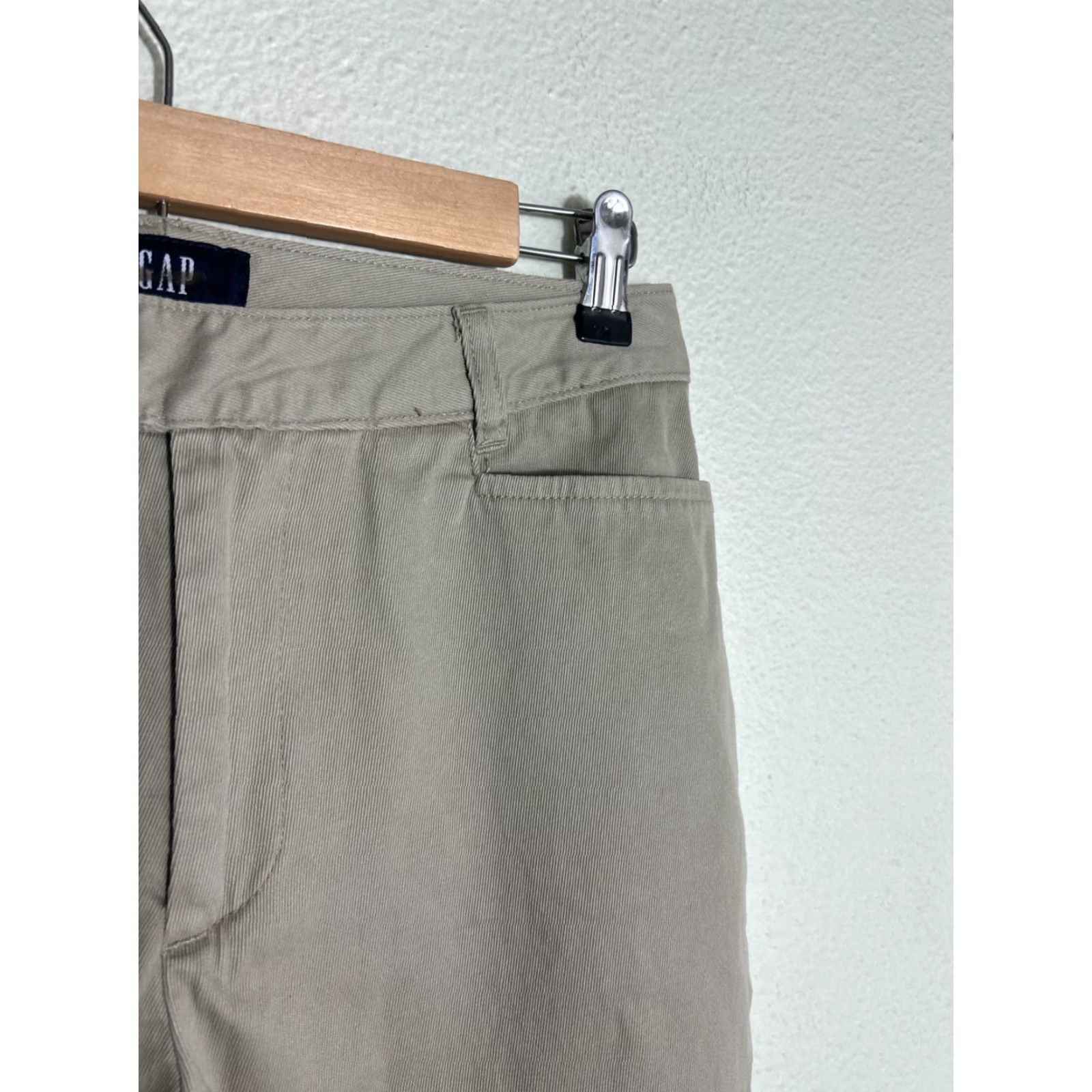 Gap Gap Khaki Pants Women 4 Beige 28x29 Y2K Size 27" / US 4 / IT 40 - 5 Thumbnail