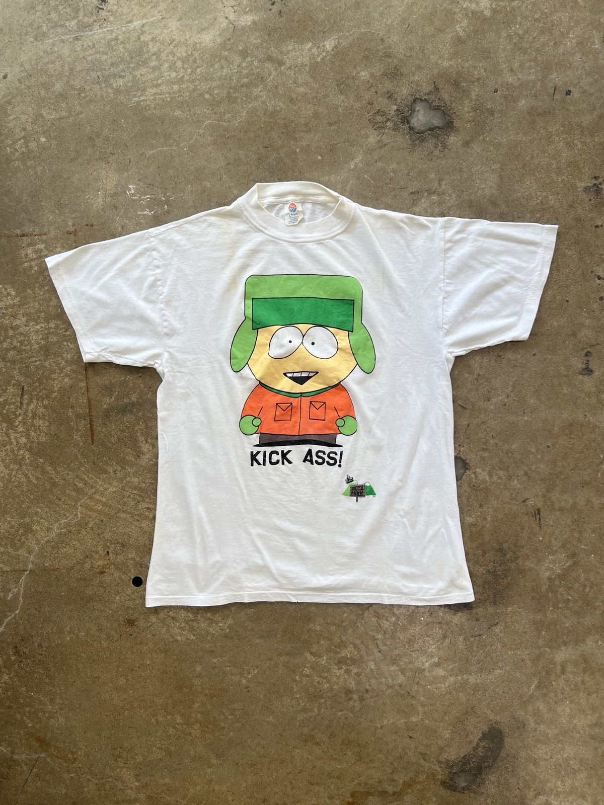 Vintage Vintage 90s South Park Kyle Broflovski Kick Ass Tee XL Size US XL / EU 56 / 4 - 2 Thumbnail