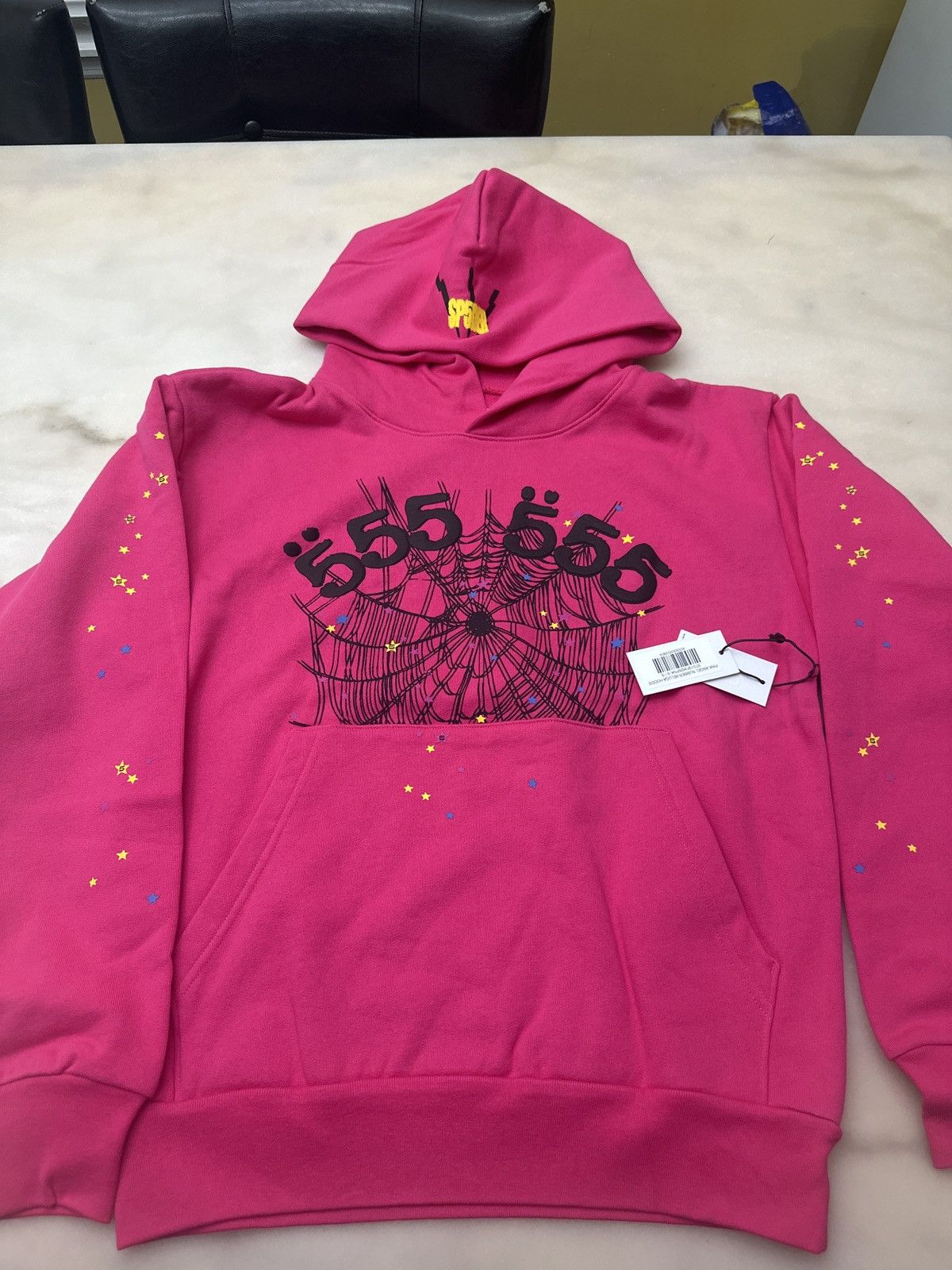 Sp5der Sp5der Pink Angel Beluga hoodie Size US S / EU 44-46 / 1 - 1 Thumbnail