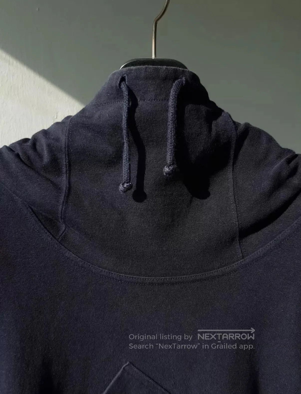 Issey Miyake Black Hoodie with Asymmetric Pocket, Size M. Size US M / EU 48-50 / 2 - 4 Thumbnail