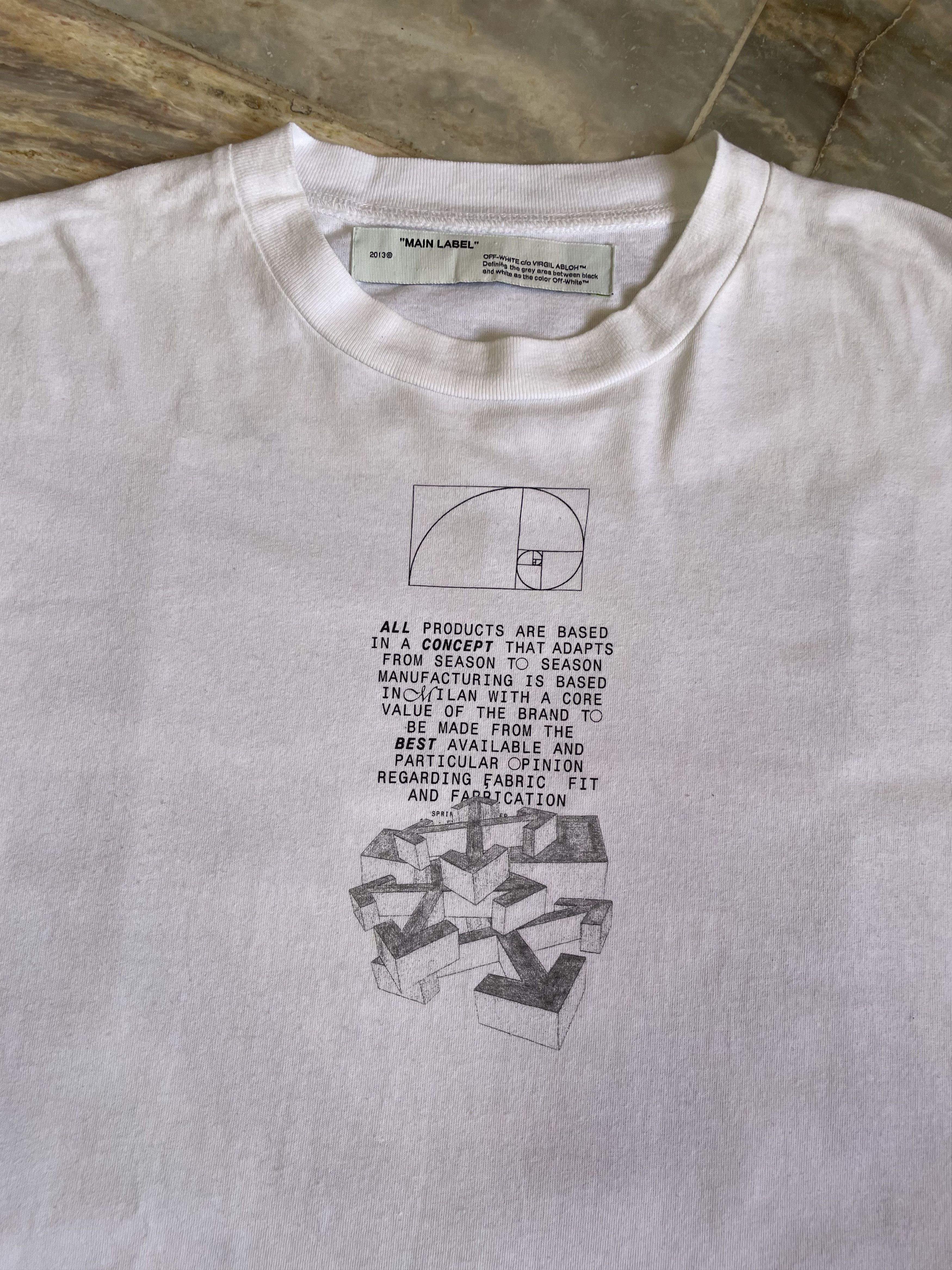 Off-White Off White - Dripping Arrows Tee Size US S / EU 44-46 / 1 - 2 Thumbnail