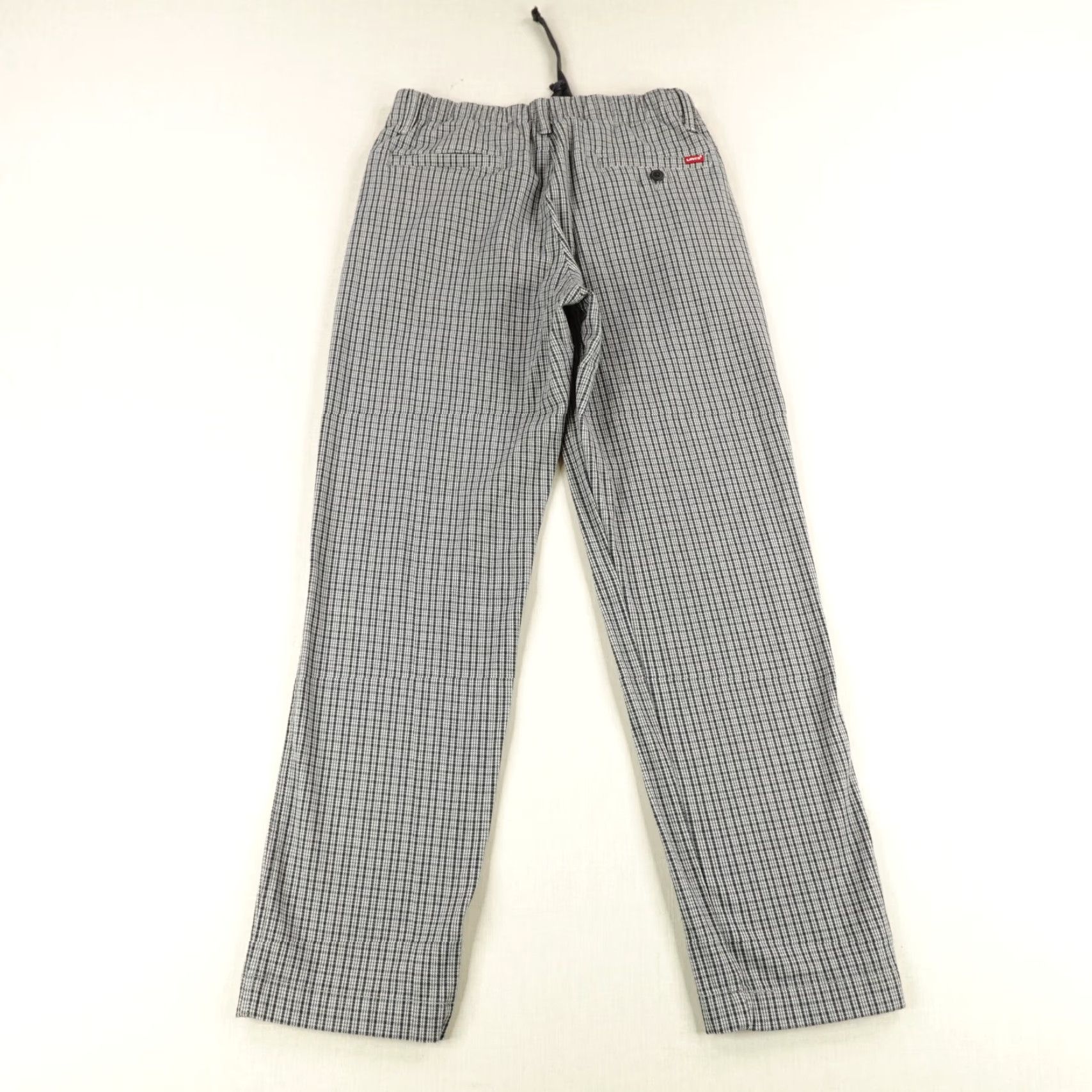 Levi's Levis Pants Mens Small Gray Plaid XX Chino EZ Elastic Waist Twill Straight Leg Size US 29 - 5 Thumbnail