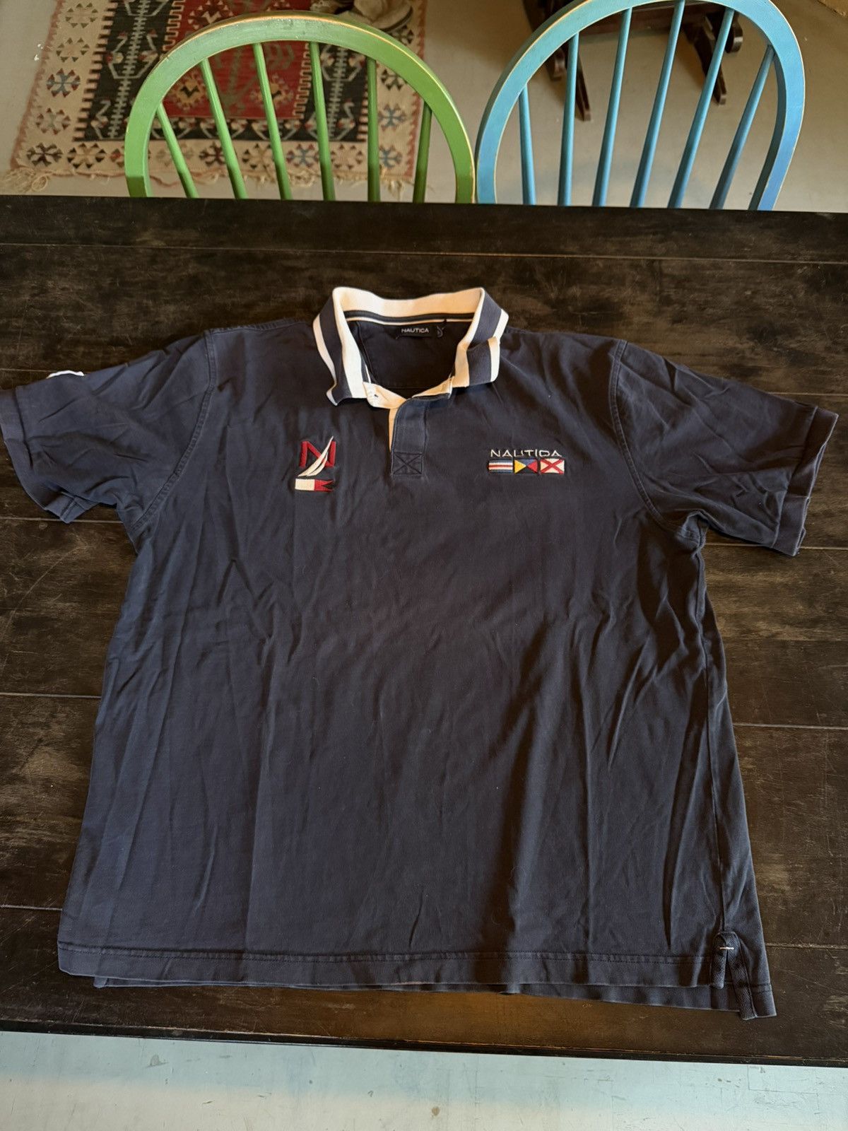 Nautica Vintage Nautica polo Size US XXL / EU 58 / 5 - 1 Thumbnail