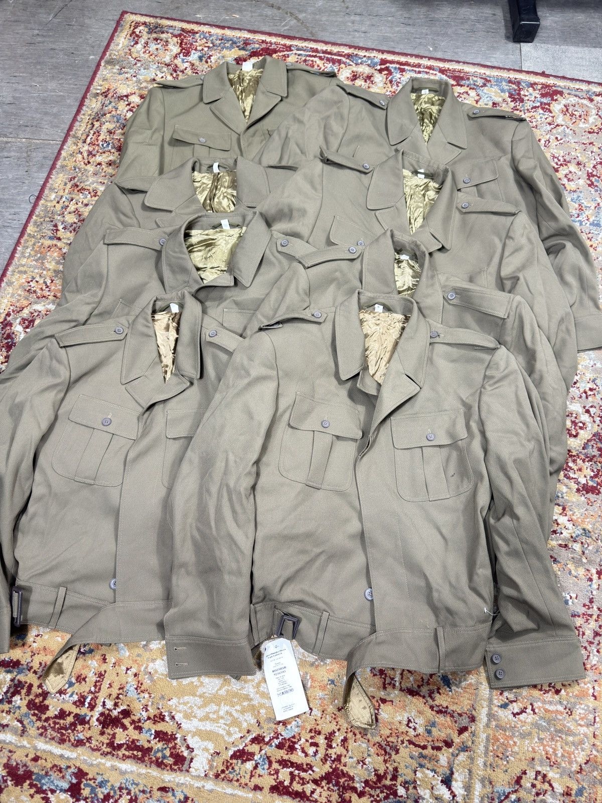 Vintage Bundle 10pcs Boxy Wool Military Officers Jacket Vintage Size US M / EU 48-50 / 2 - 1 Thumbnail