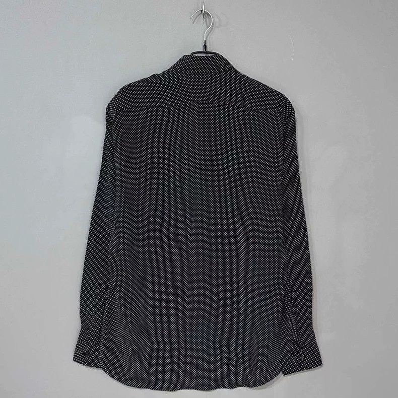 Saint Laurent Paris Saint Laurent Paris Polka-dot silk long-sleeve shirt 2505-N Size US XXS / EU 40 - 3 Thumbnail