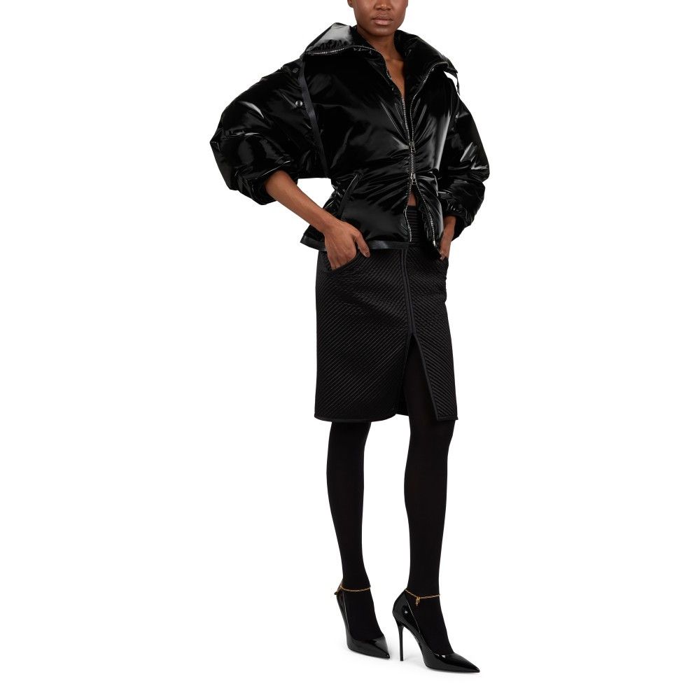 Tom Ford o1loc1c0924 CS1231 Down Fitted Jacket in Black Size XS / US 0-2 / IT 36-38 - 2 Thumbnail