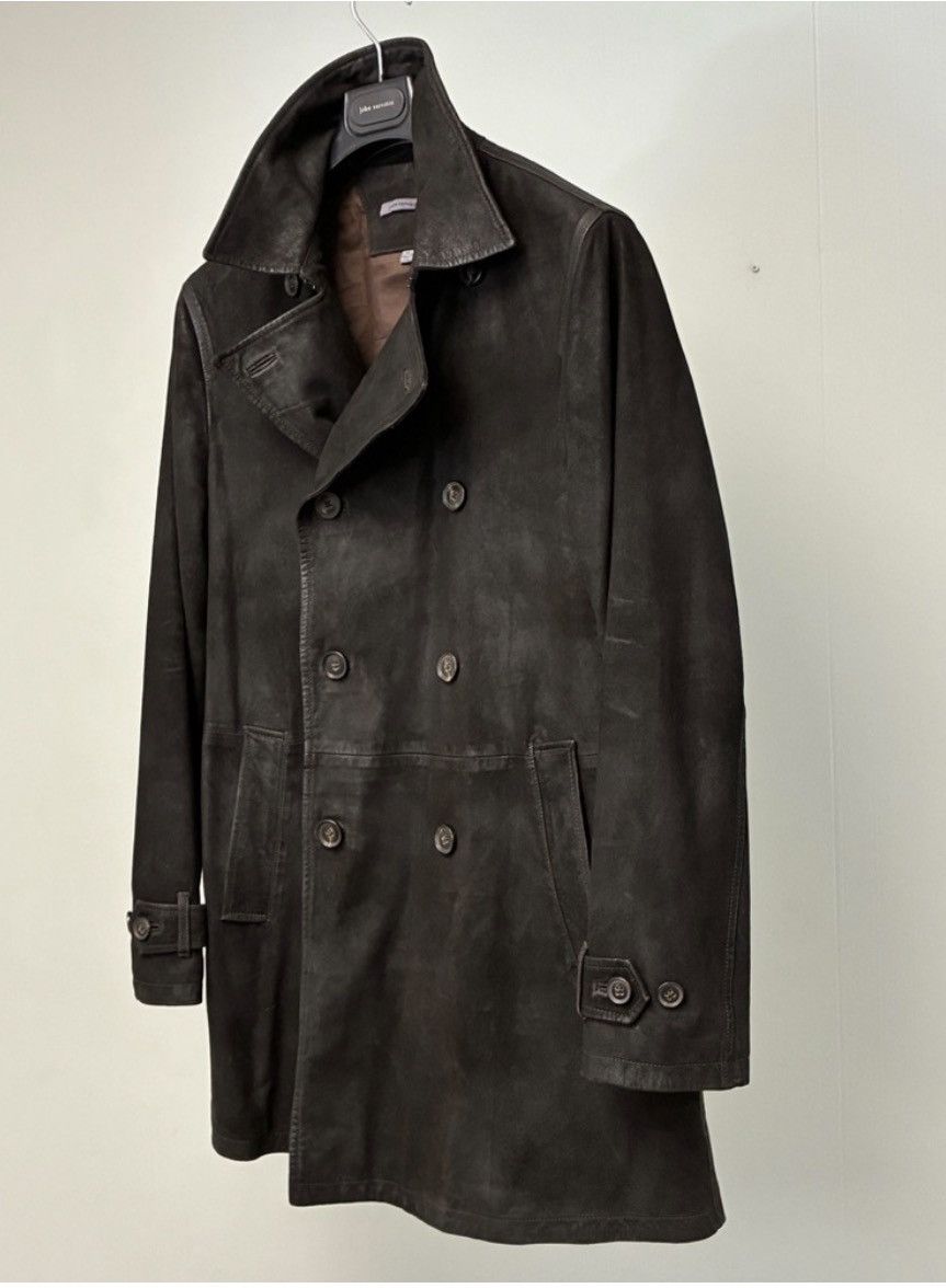 John Varvatos Goat suede trench coat EU 48 USA 38 Size US M / EU 48-50 / 2 - 10 Thumbnail
