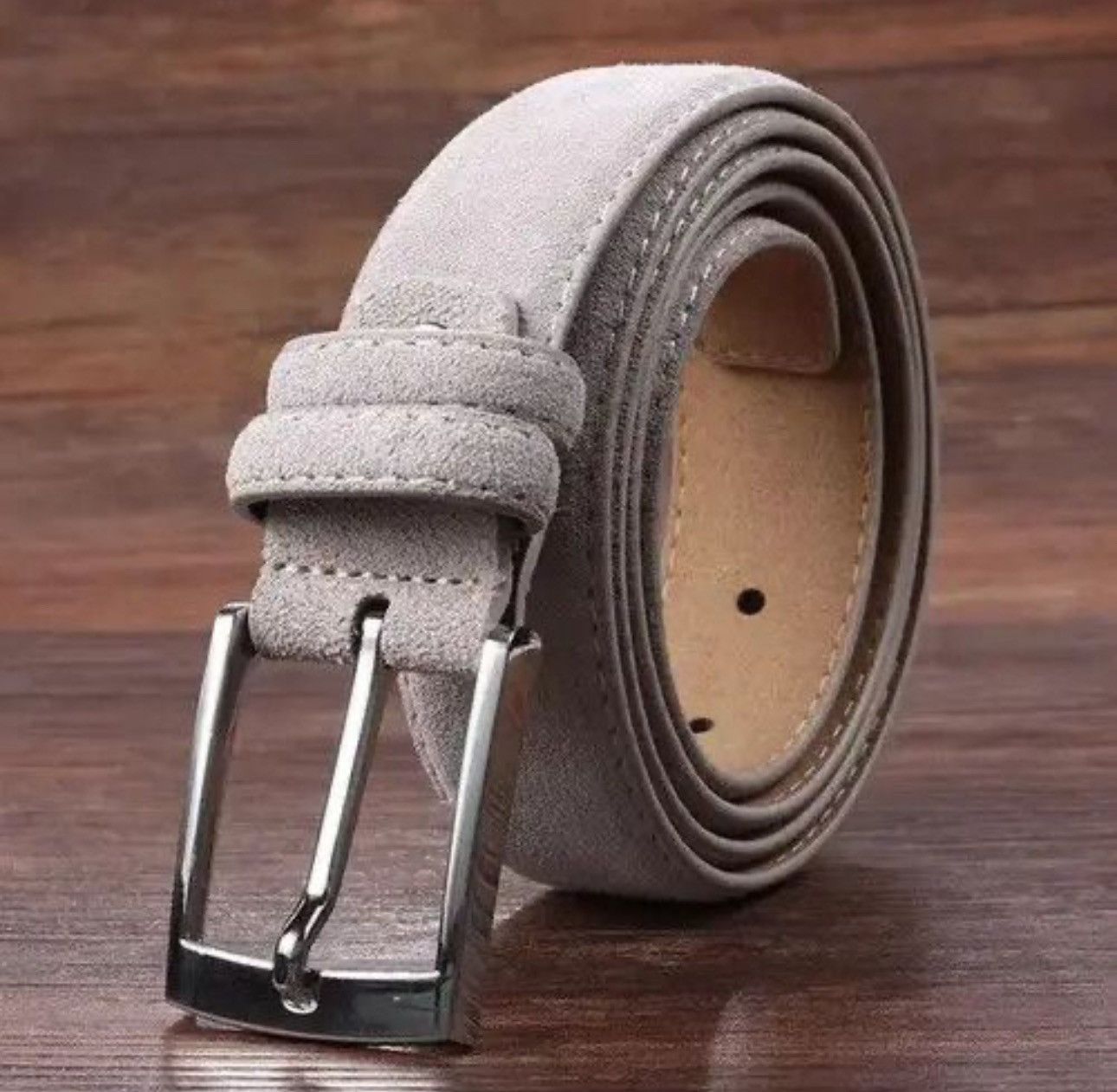 Vintage Casual Classic Belt Cow Leather Size ONE SIZE - 1 Thumbnail