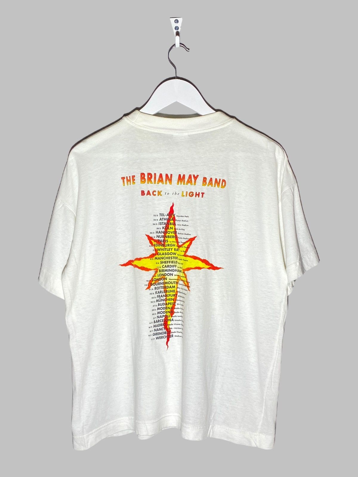 Band Tees Vintage Brian May Band Back To The Light 1993 Tour T-Shirt Size US L / EU 52-54 / 3 - 1 Thumbnail