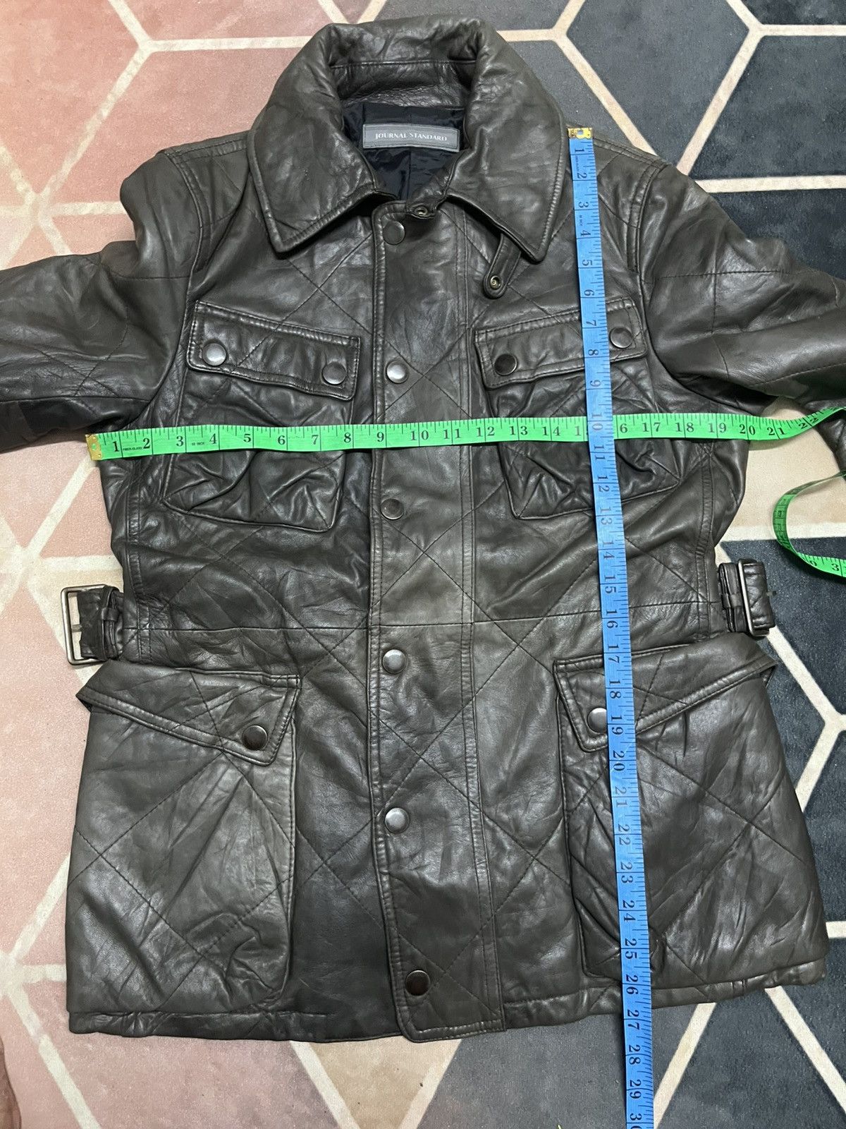 Journal Standard 💥MEGA RARE💥JOURNAL STANDARD COWSKIN MULTIPOCKETED BIKERS Size US M / EU 48-50 / 2 - 14 Thumbnail