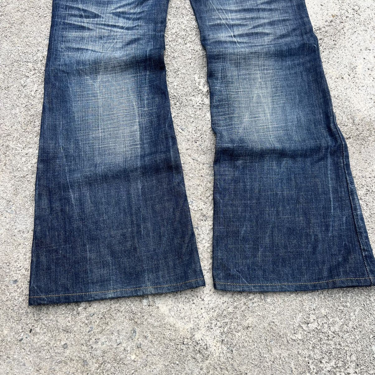 Japanese Brand “REDPEPPER” ACID WASH FLARE JEANS Size 28" / US 6 / IT 42 - 15 Thumbnail