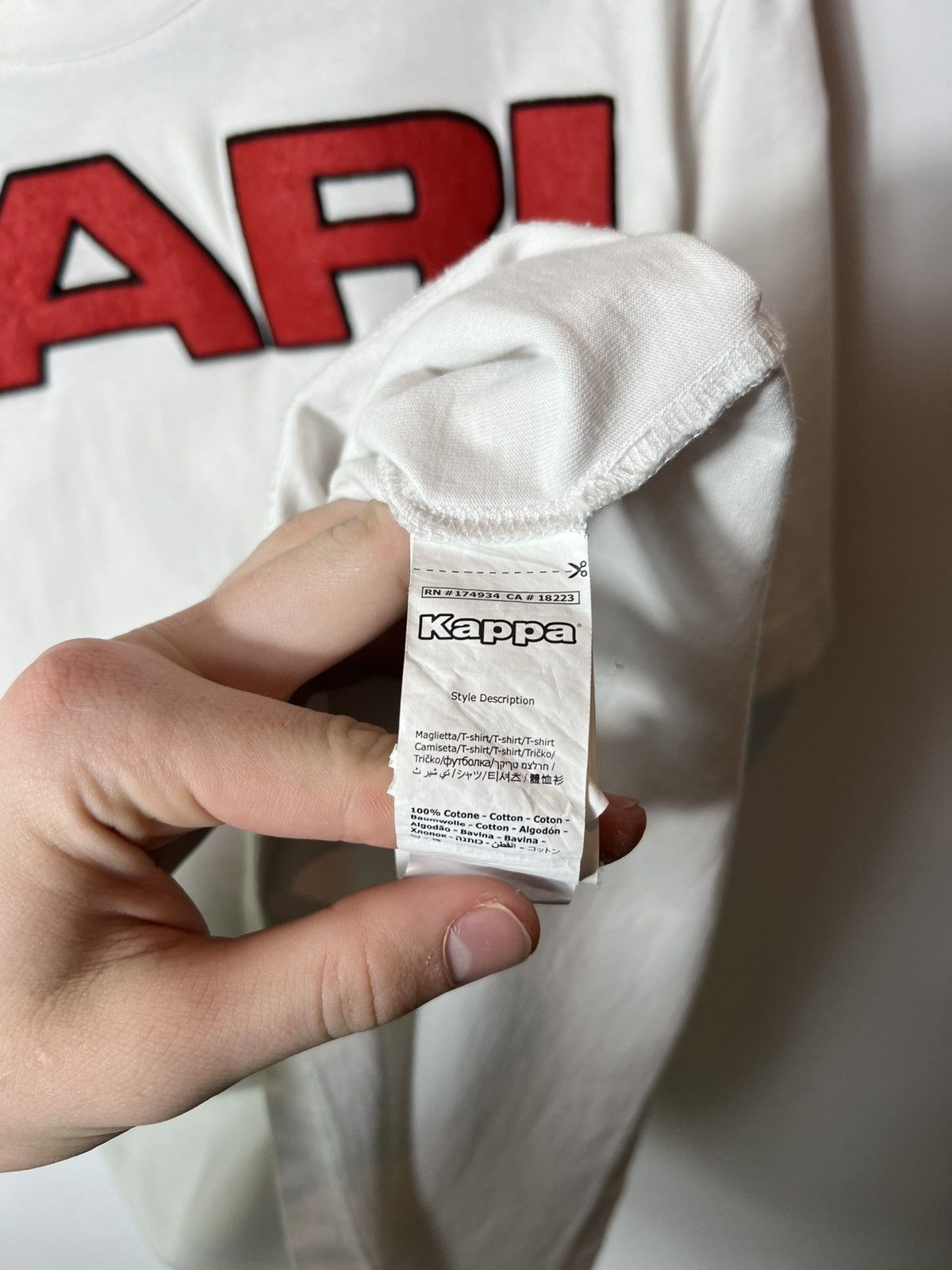 Kappa Vintage soccer Kappa SSC BARI Italian Serie B Eroi T-Shirt Size US XL / EU 56 / 4 - 7 Thumbnail