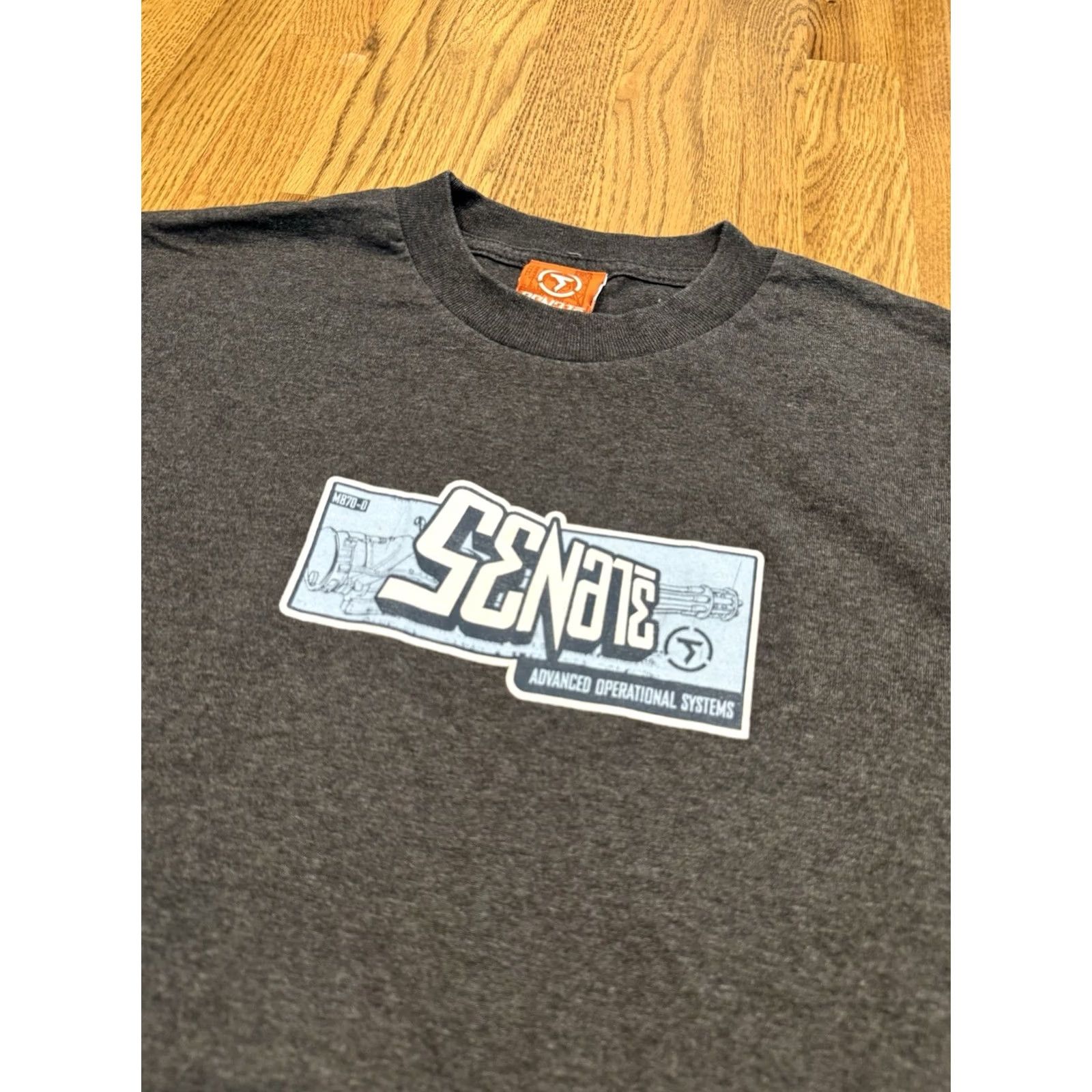 Vintage VINTAGE Senate T Shirt Men L Black 1990s Skate Inline Grunge 90s Sports Roller Skating Size US L / EU 52-54 / 3 - 2 Thumbnail