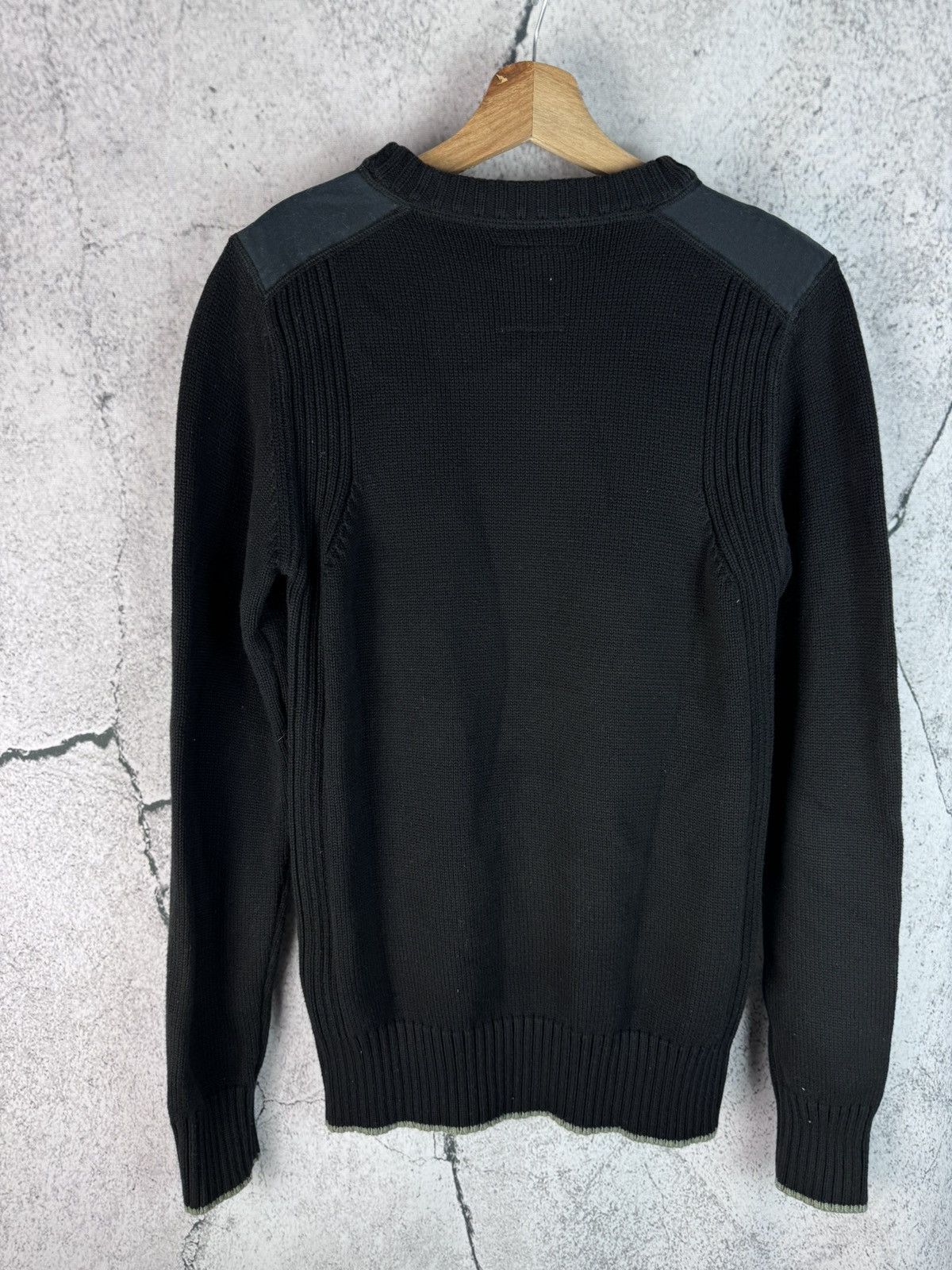 Japanese Brand Vintage Streetwear Avant Garde Sweater Zip Up Militari 90s Size US M / EU 48-50 / 2 - 2 Thumbnail