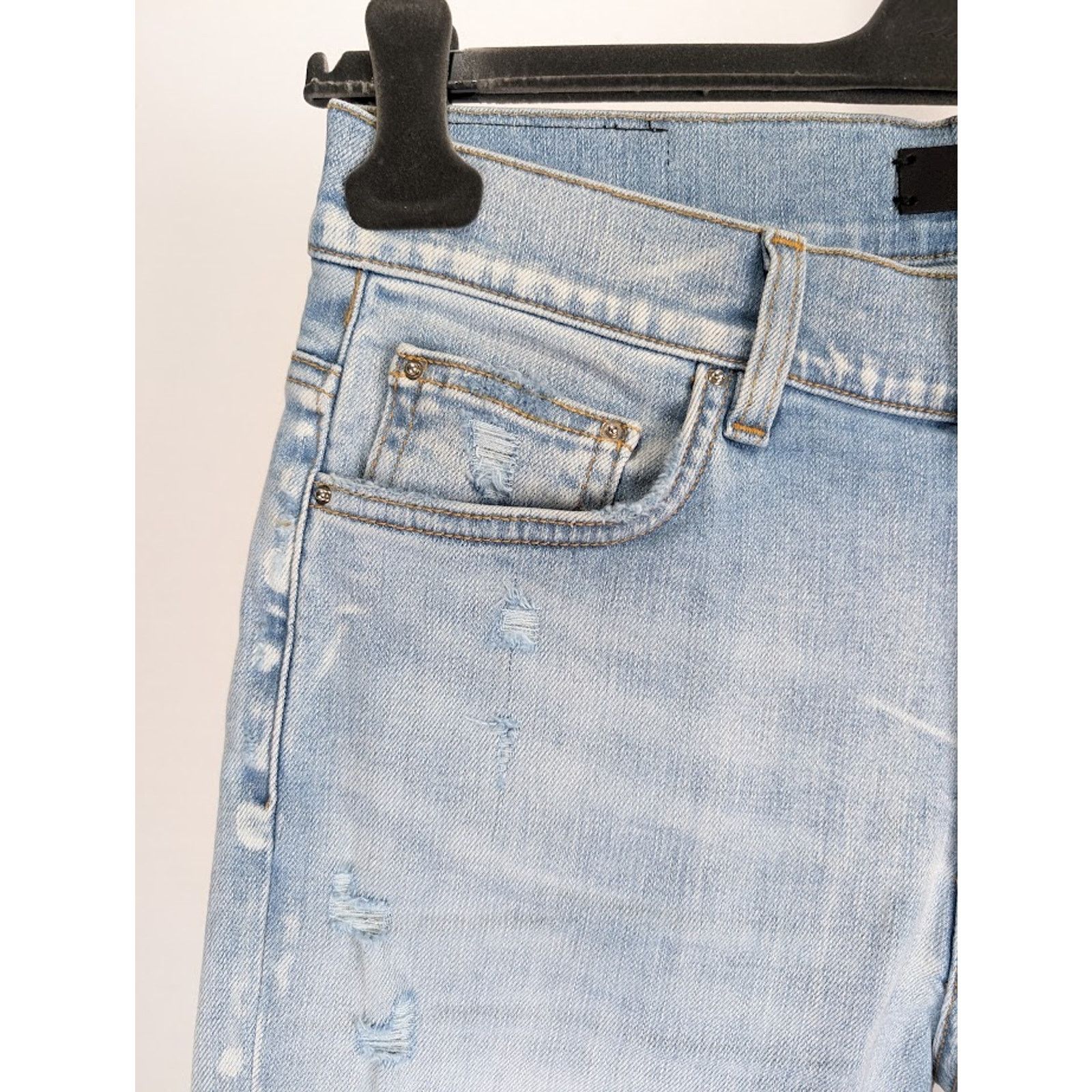 Amiri o1rshd1 MX1 Camo Jeans in Light Indigo Size US 33 - 8 Thumbnail