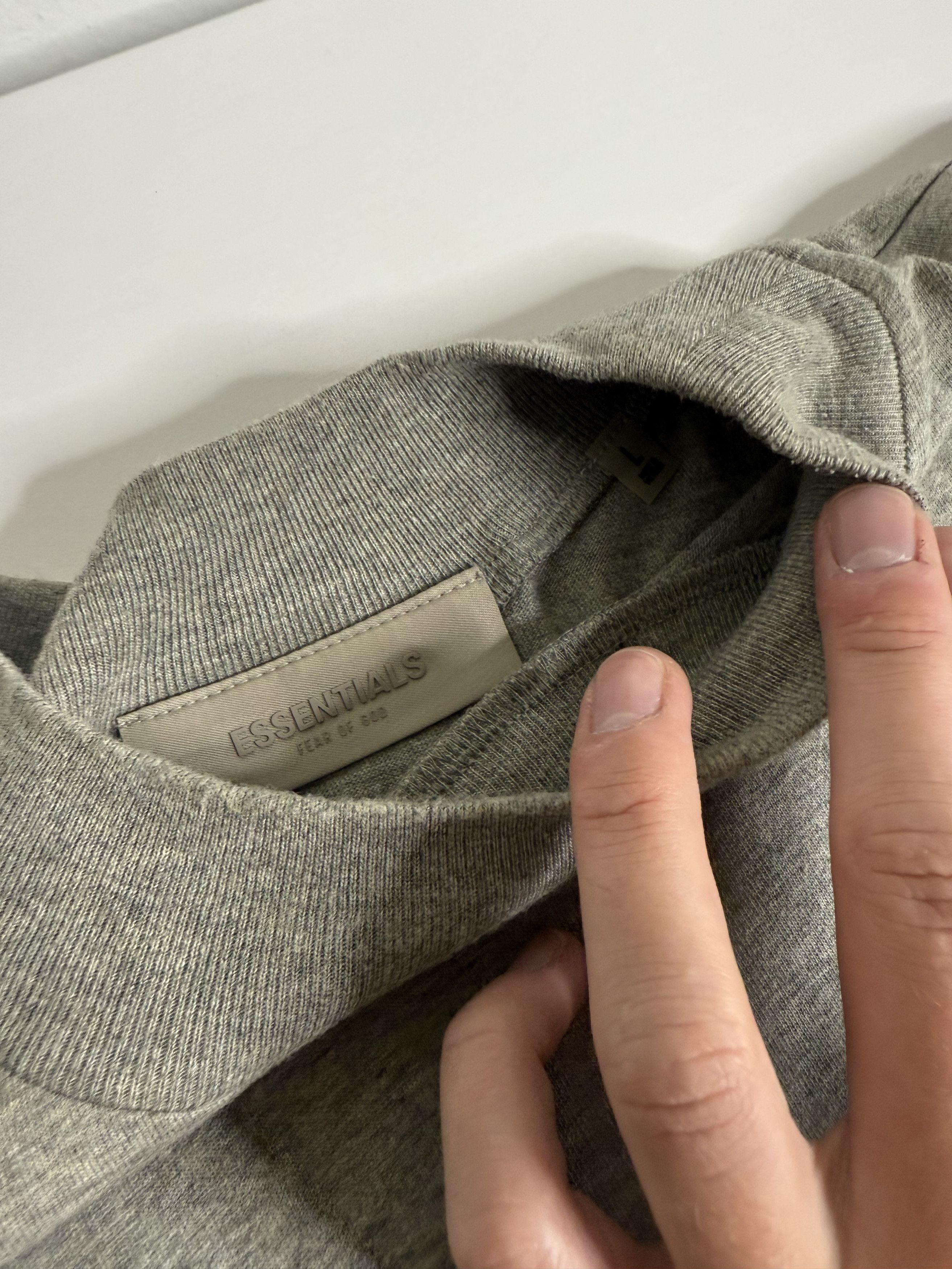 Essentials Essentials L/S 1977 Tee "Grey" Size US L / EU 52-54 / 3 - 6 Thumbnail